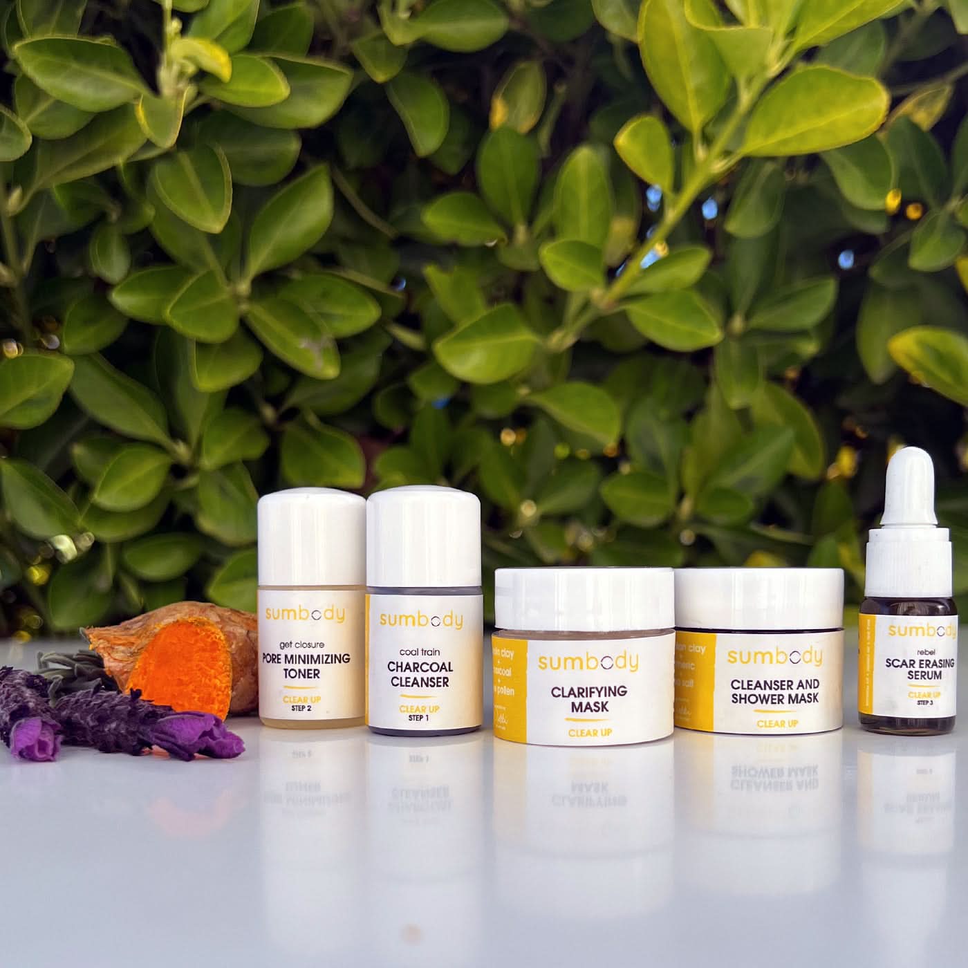 Sumbody Skincare 5 Steps to Perfect Skin Clear Up Mini Kit