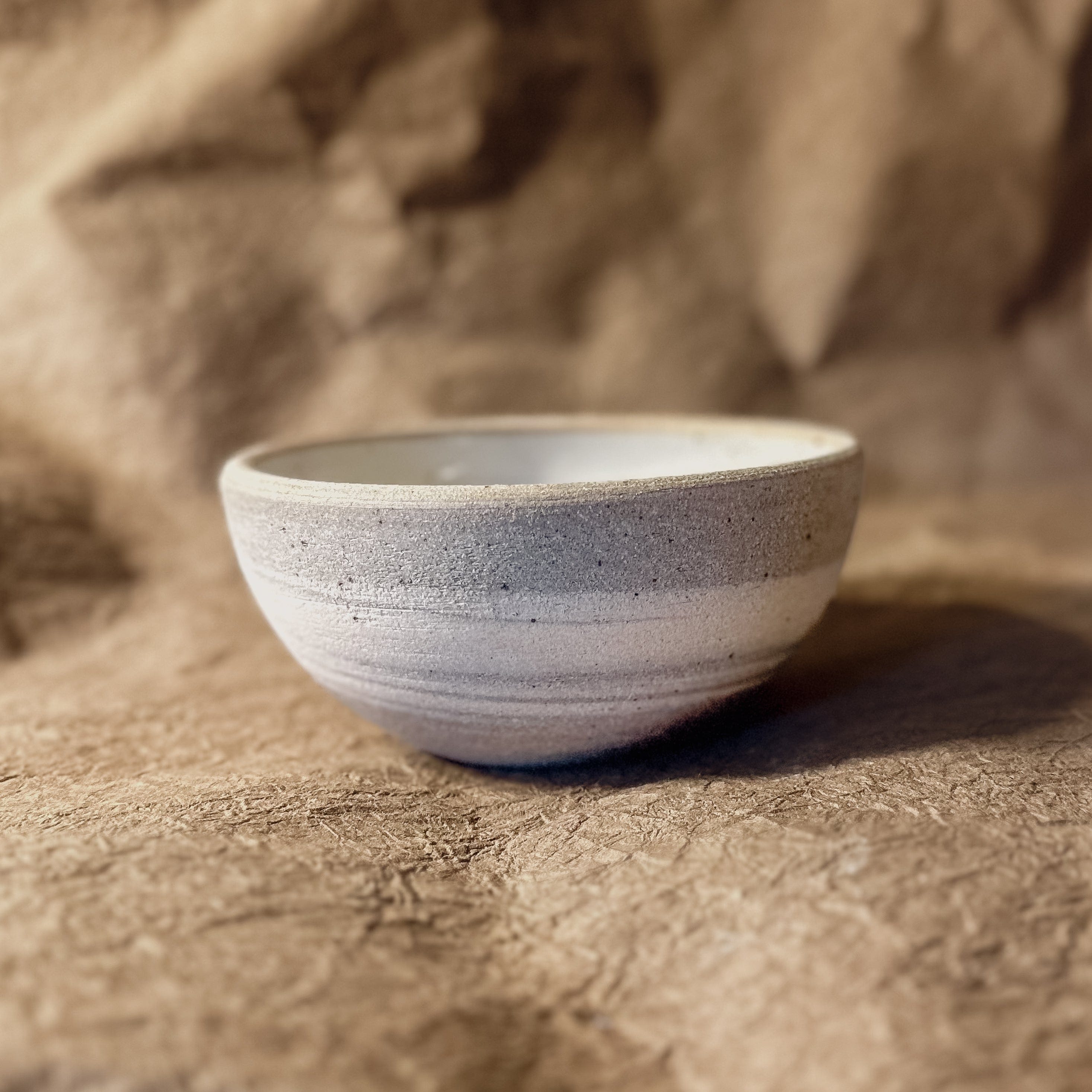 Olivia Snow Ceramics Bowl 5.5" Marbled Ceramic Cereal Bowl