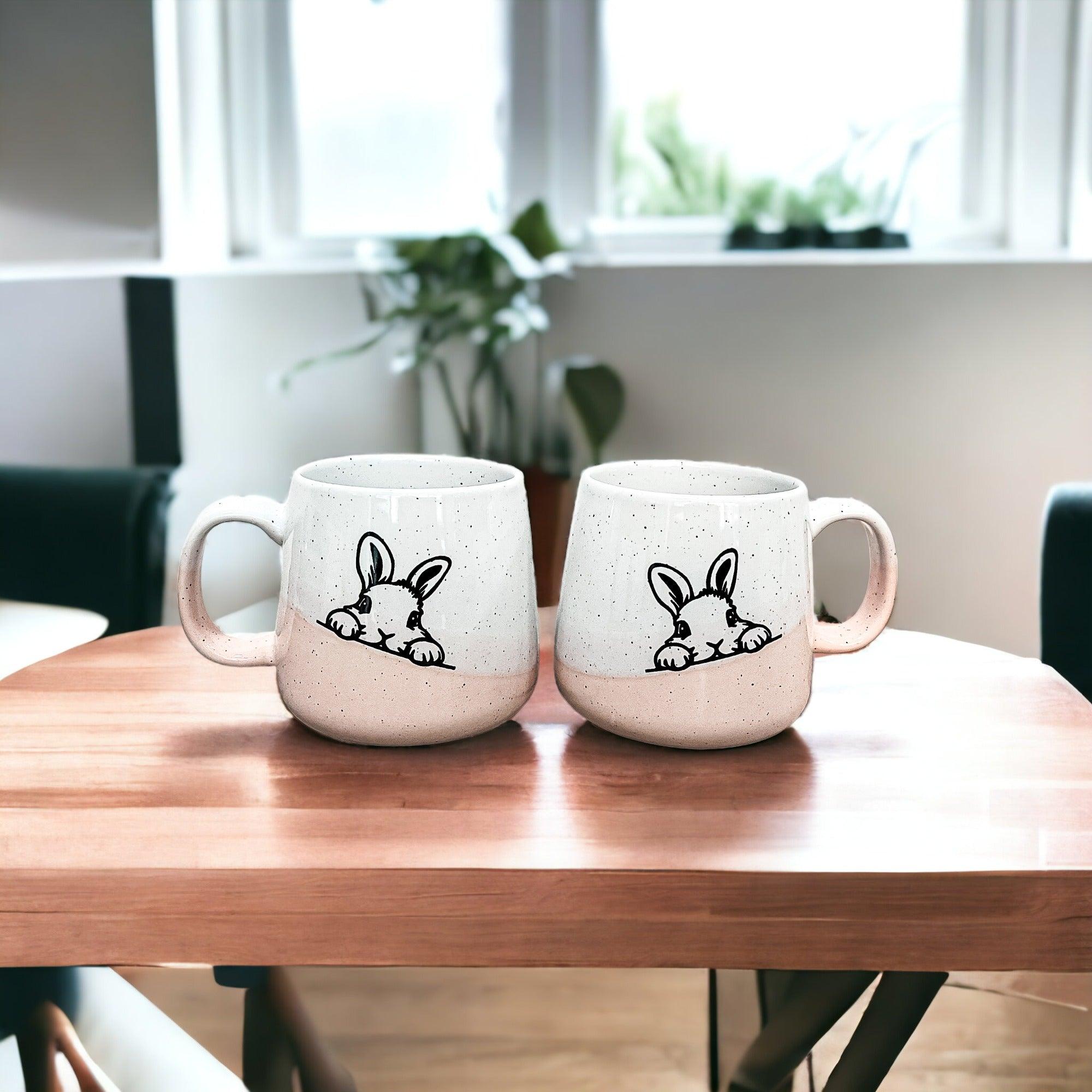 Gia Roma Coffee Mug, Farmhouse Bunny Love
