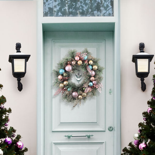 24&quot; Touch of Whimsy Pastel Wreath - My American Goods