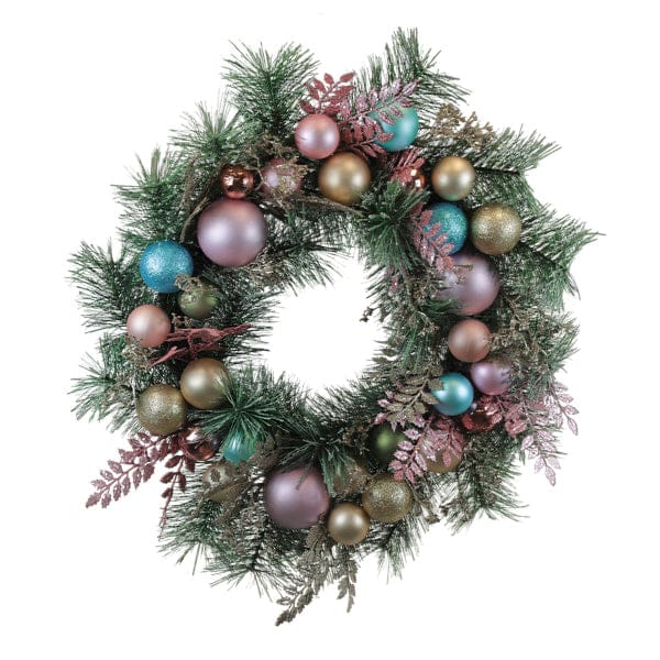 Old World Christmas 24 X 24 / 50400 24" Touch of Whimsy Pastel Wreath