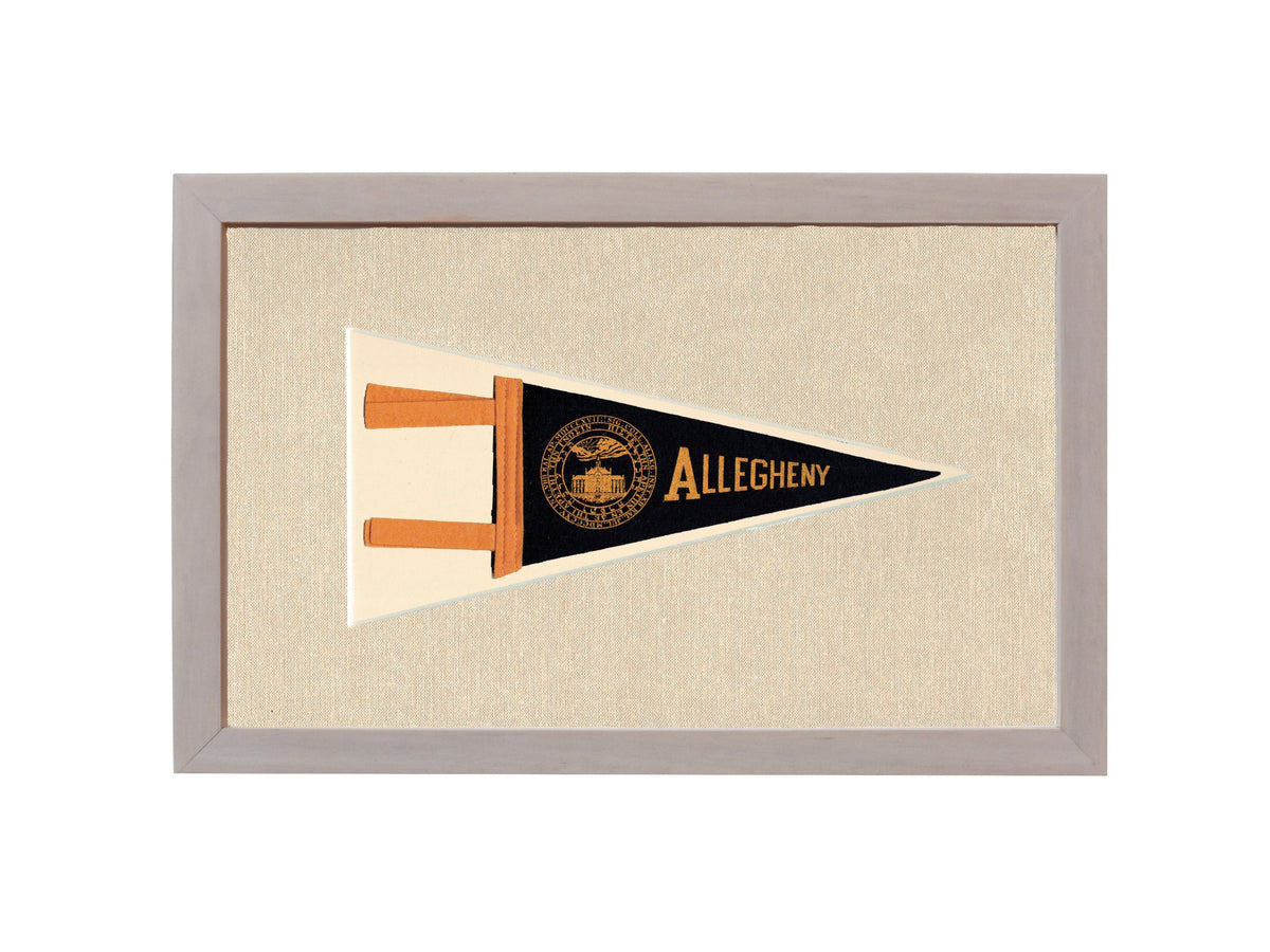 Vintage Allegheny College Pennant