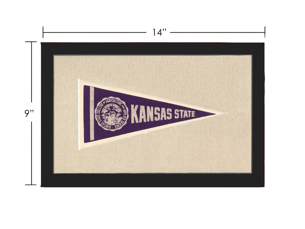 Americana Memories Vintage Pennants and Memorabilia Vintage Kansas State University Pennant
