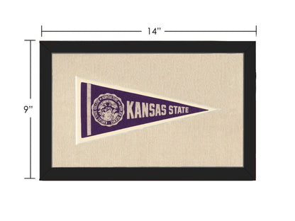 Americana Memories Vintage Pennants and Memorabilia Vintage Kansas State University Pennant