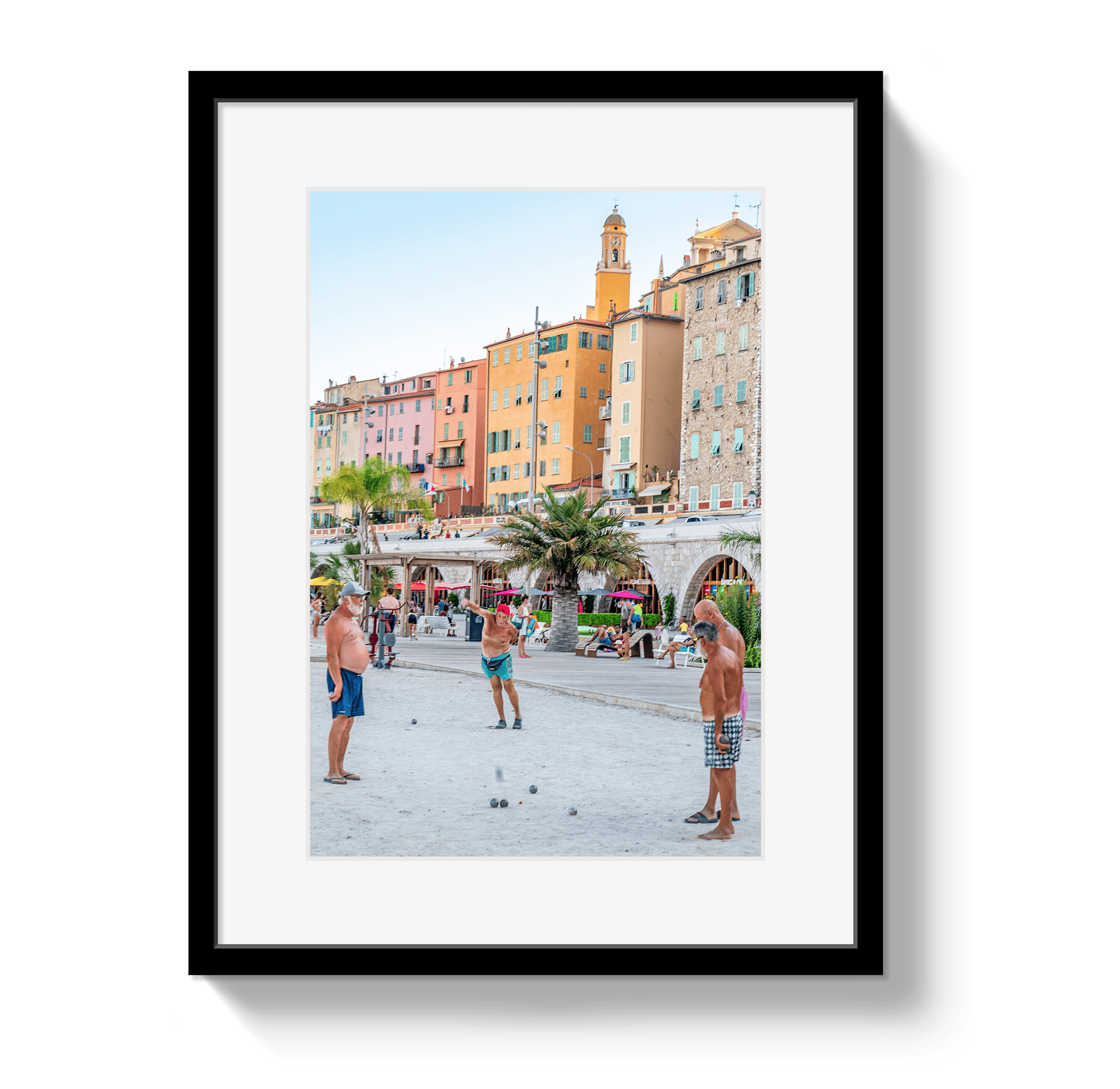 Johnny Vacay Black / 11x14 / Matte Boules Bros