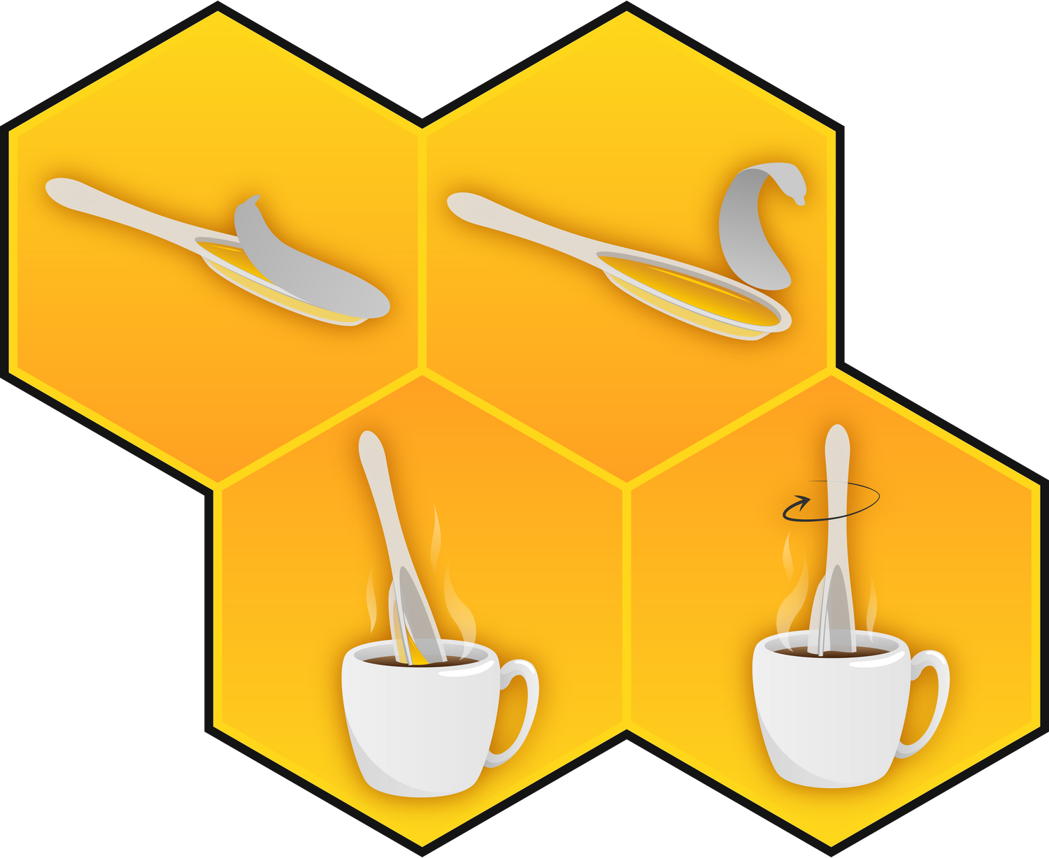 Badgers Honey Spoon /Blue Razz Honey Tea - My American Goods