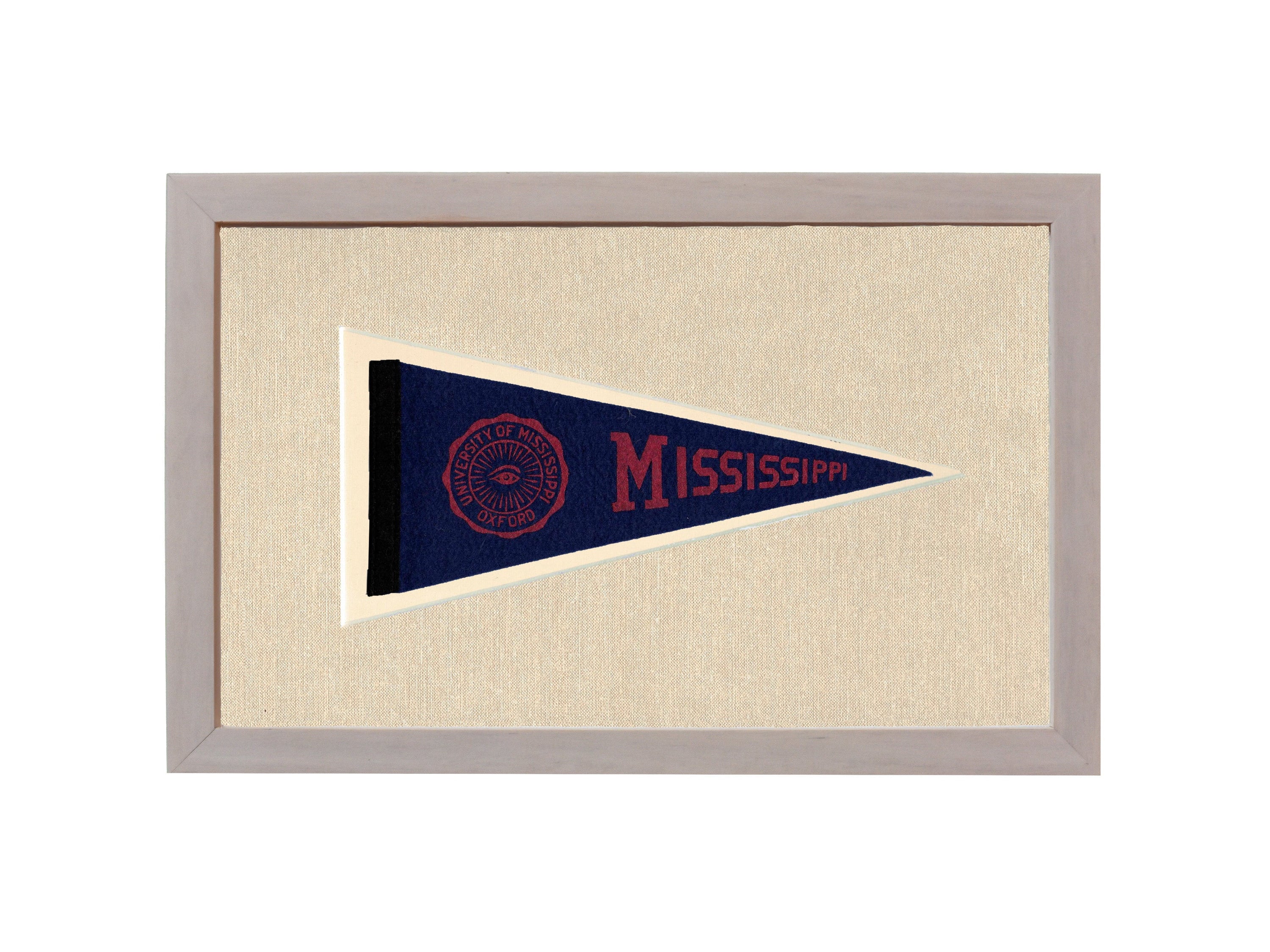 Vintage University of Mississippi Pennant