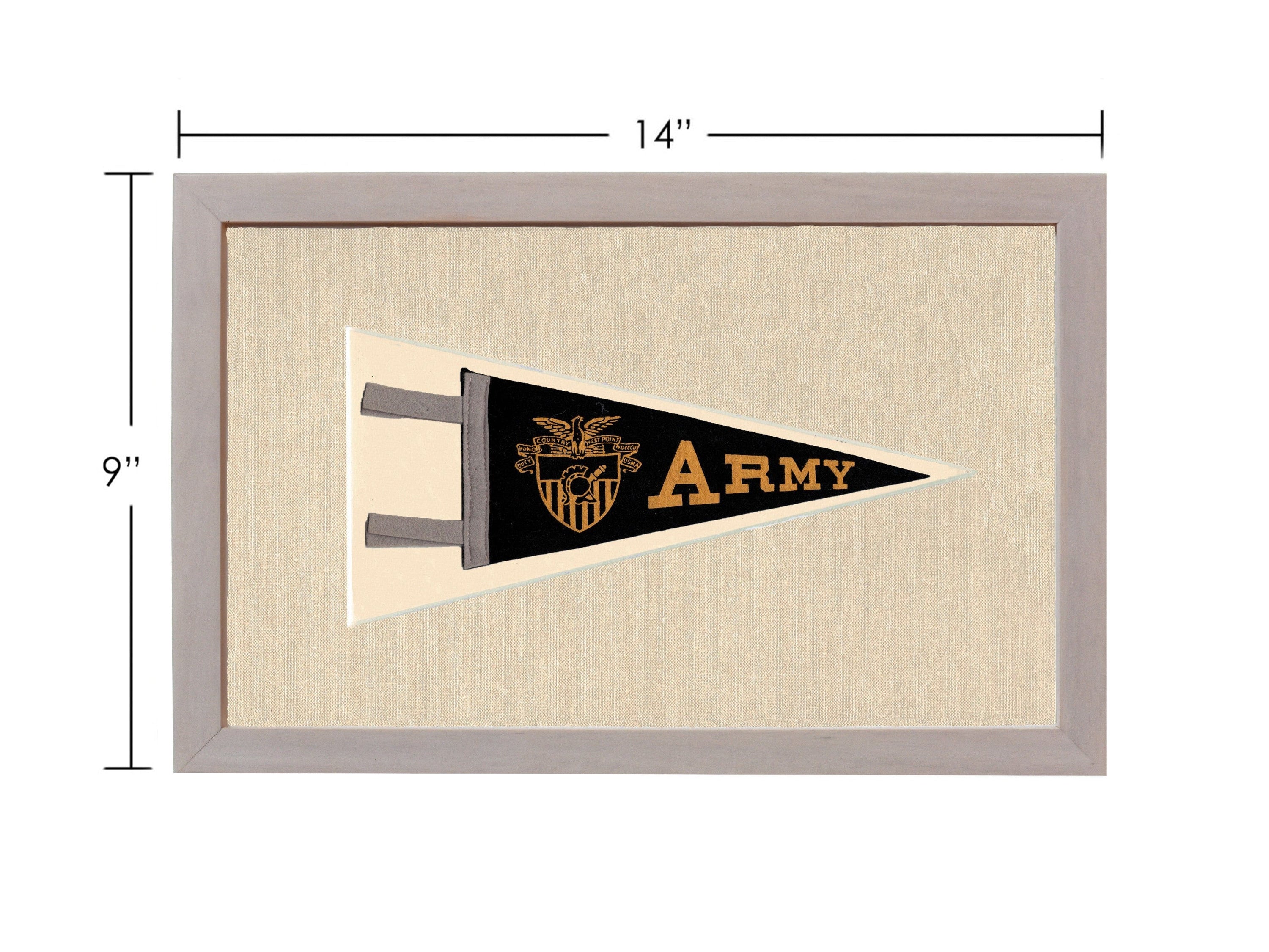 Americana Memories Vintage Pennants and Memorabilia Vintage Army Pennant