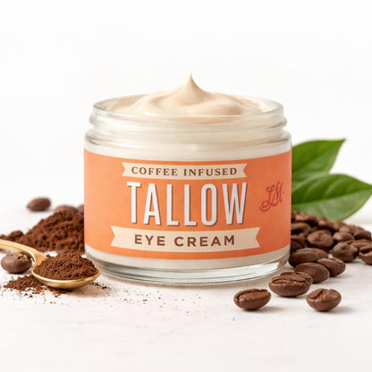 Tallow Eye Cream | Coffee Infused Under Eye Cream 2 oz