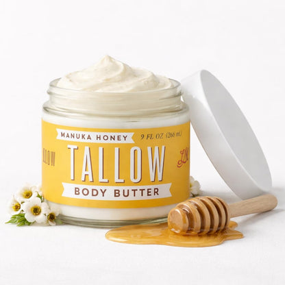 Lady May Tallow Body Cream/Lotion Manuka Honey &amp; Rosehip Tallow Body Butter