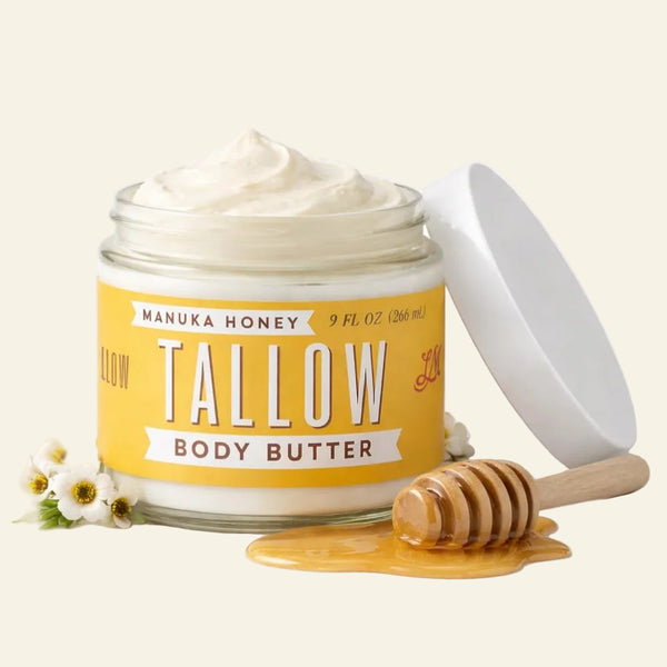 Lady May Tallow Body Cream/Lotion Manuka Honey & Rosehip Tallow Body Butter
