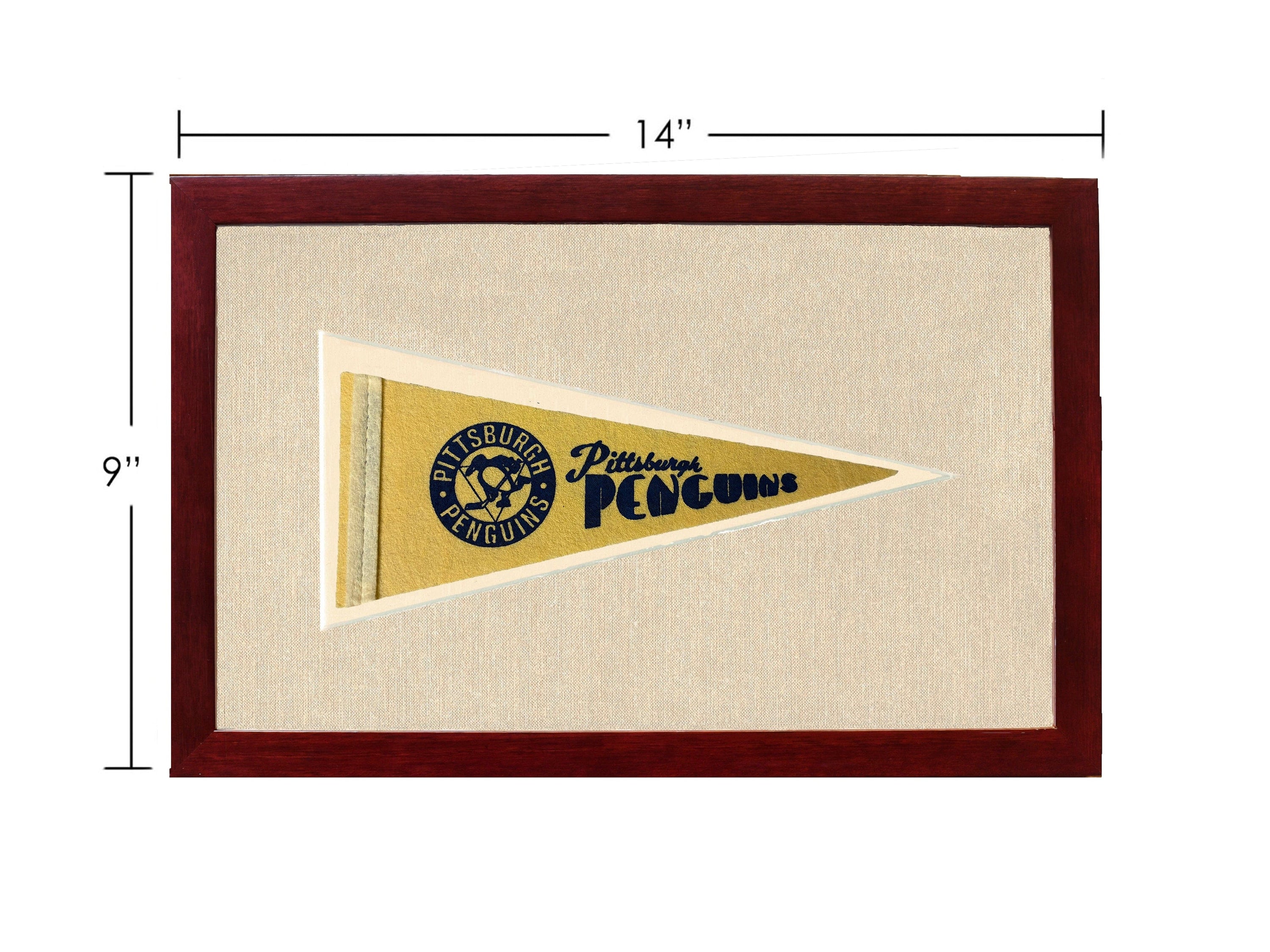 Americana Memories Vintage Pennants and Memorabilia Vintage Pittsburgh Penguins Pennant