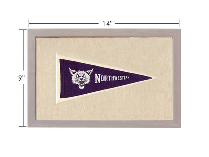 Vintage Northwestern Pennant