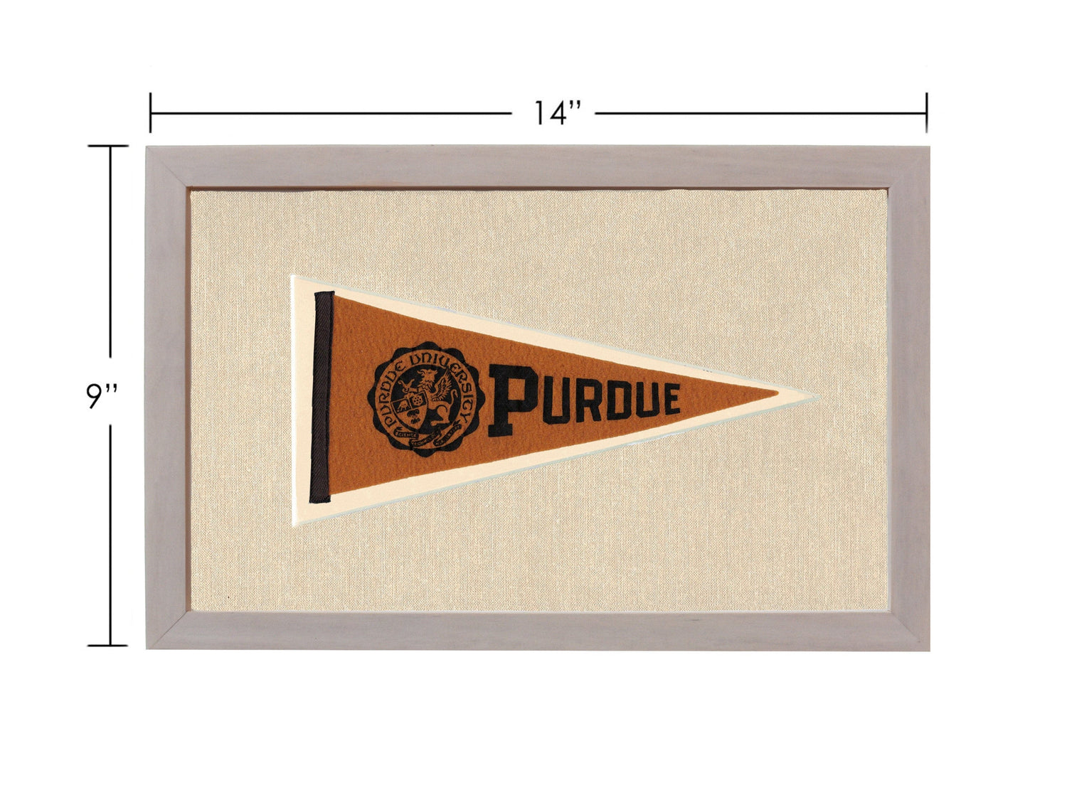 Americana Memories Vintage Pennants and Memorabilia Vintage Purdue Pennant