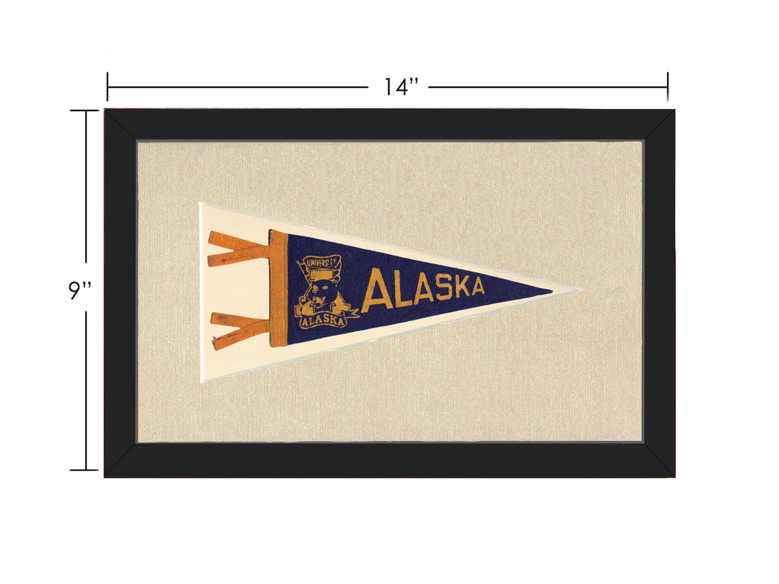 Vintage University of Alaska Pennant