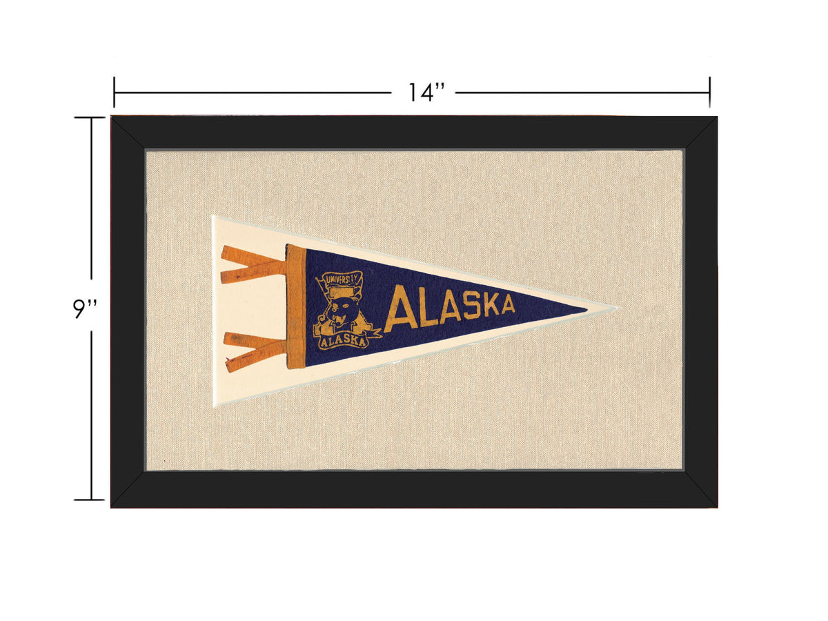 Vintage University of Alaska Pennant