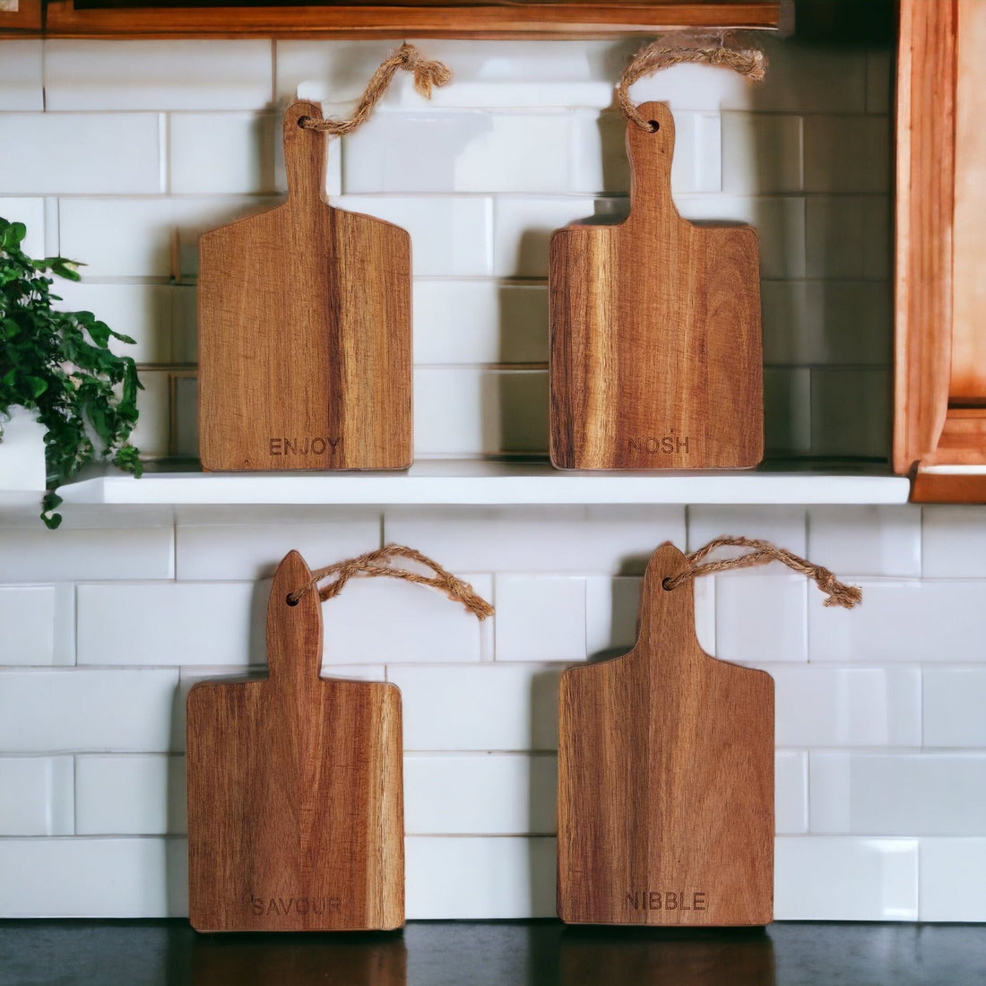 4 Charcuterie Boards | 8x4.5&quot; - My American Goods