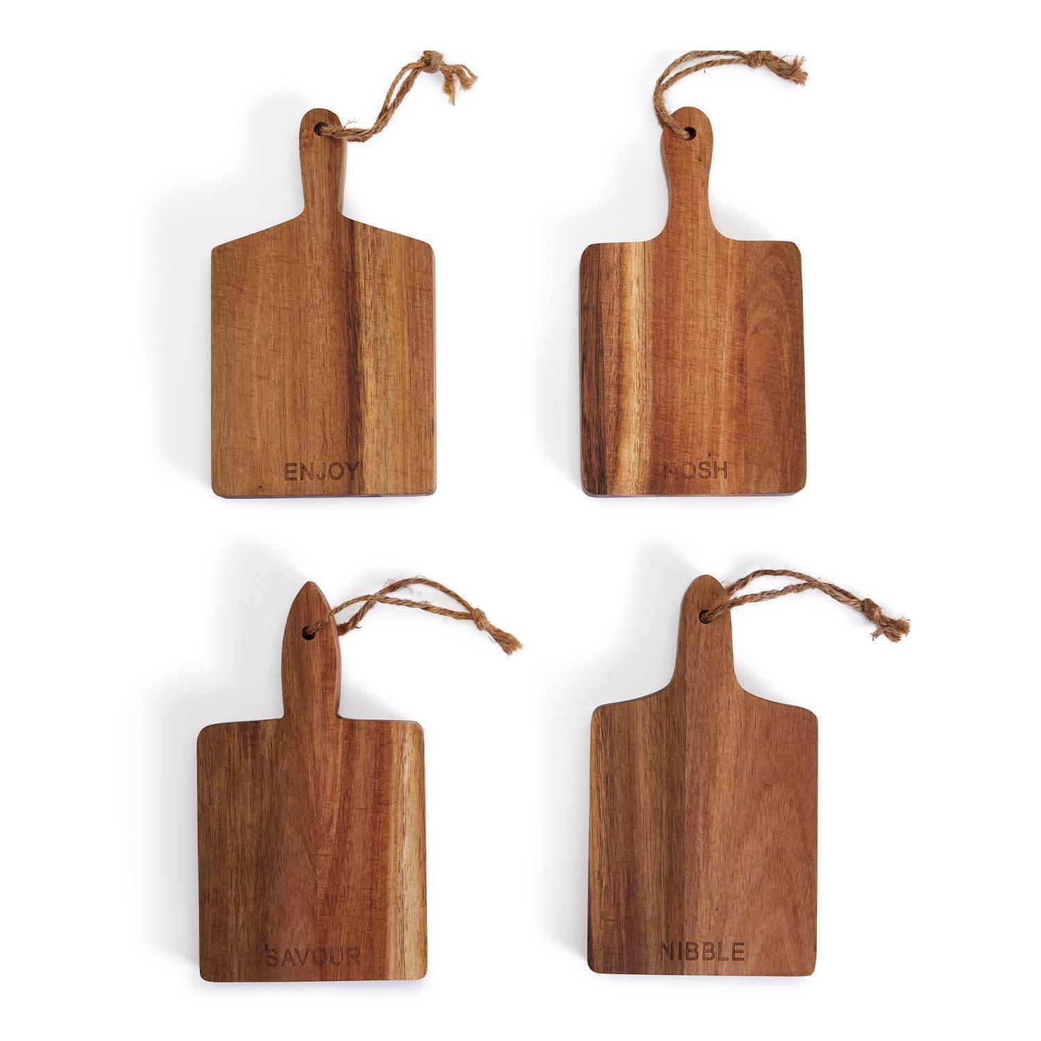 4 Charcuterie Boards | 8x4.5&quot; - My American Goods