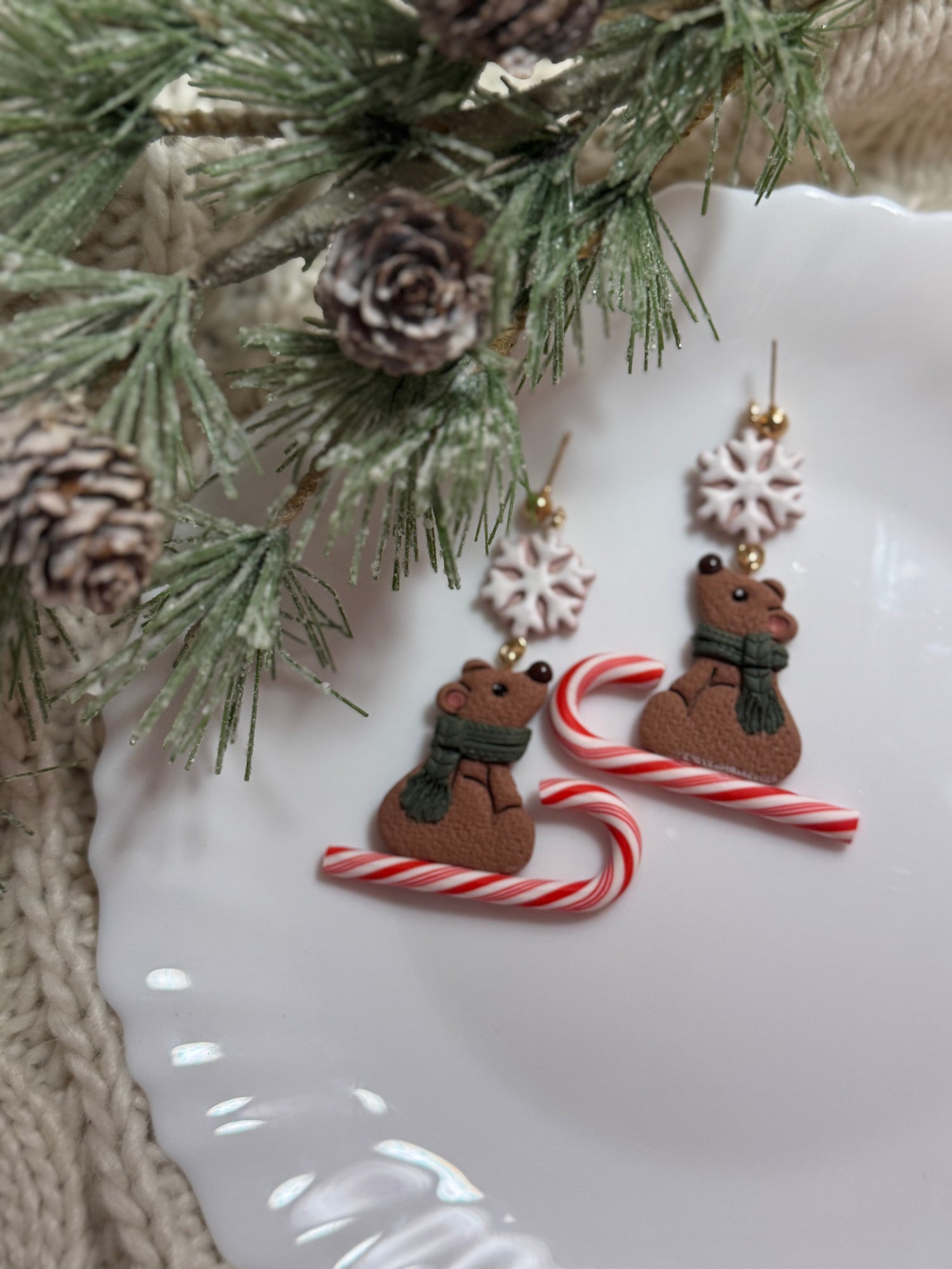 Peppermint Sled Bears