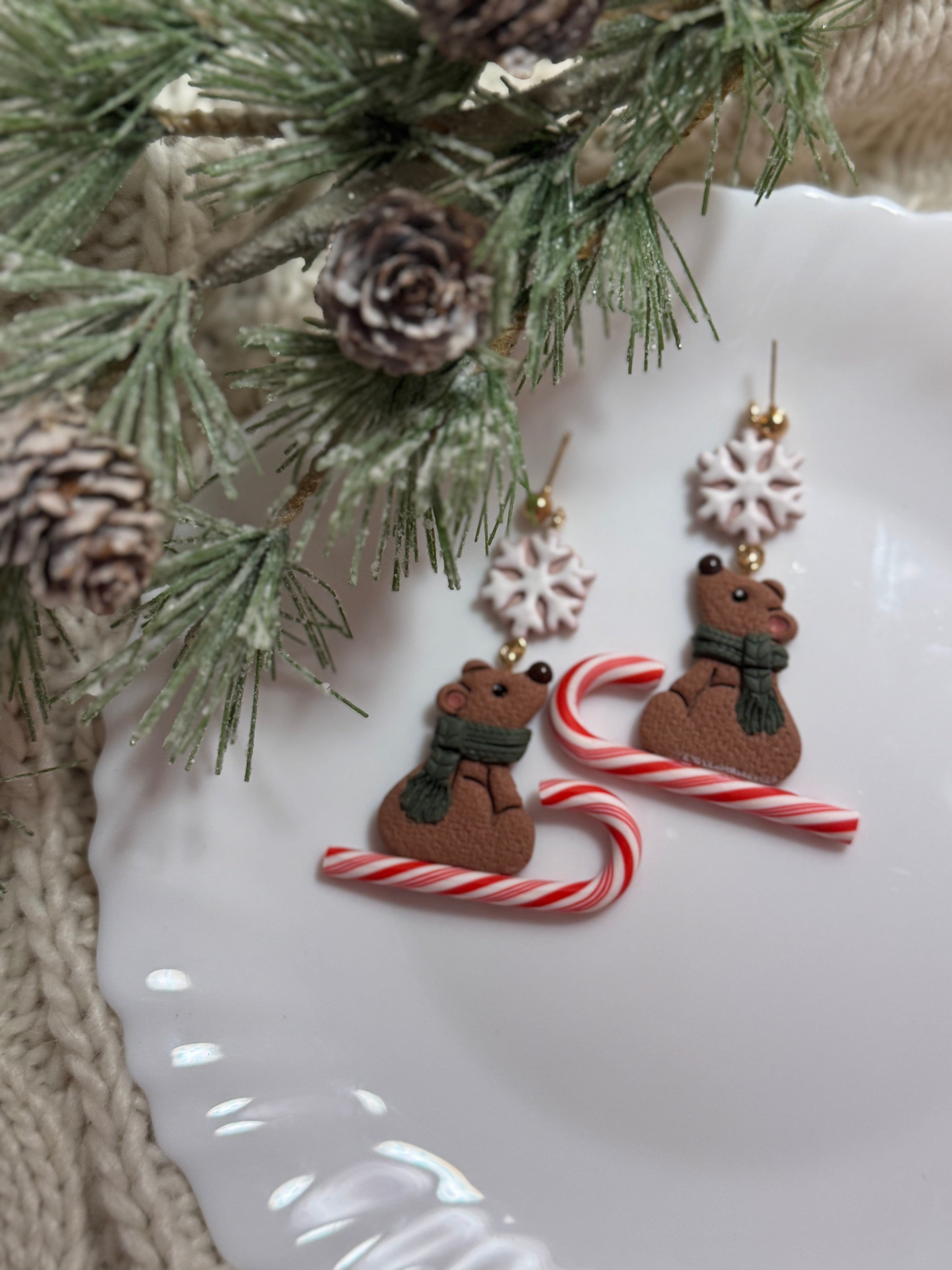 Peppermint Sled Bears