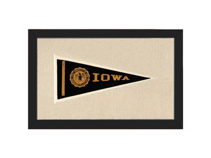Vintage University of Iowa Pennant
