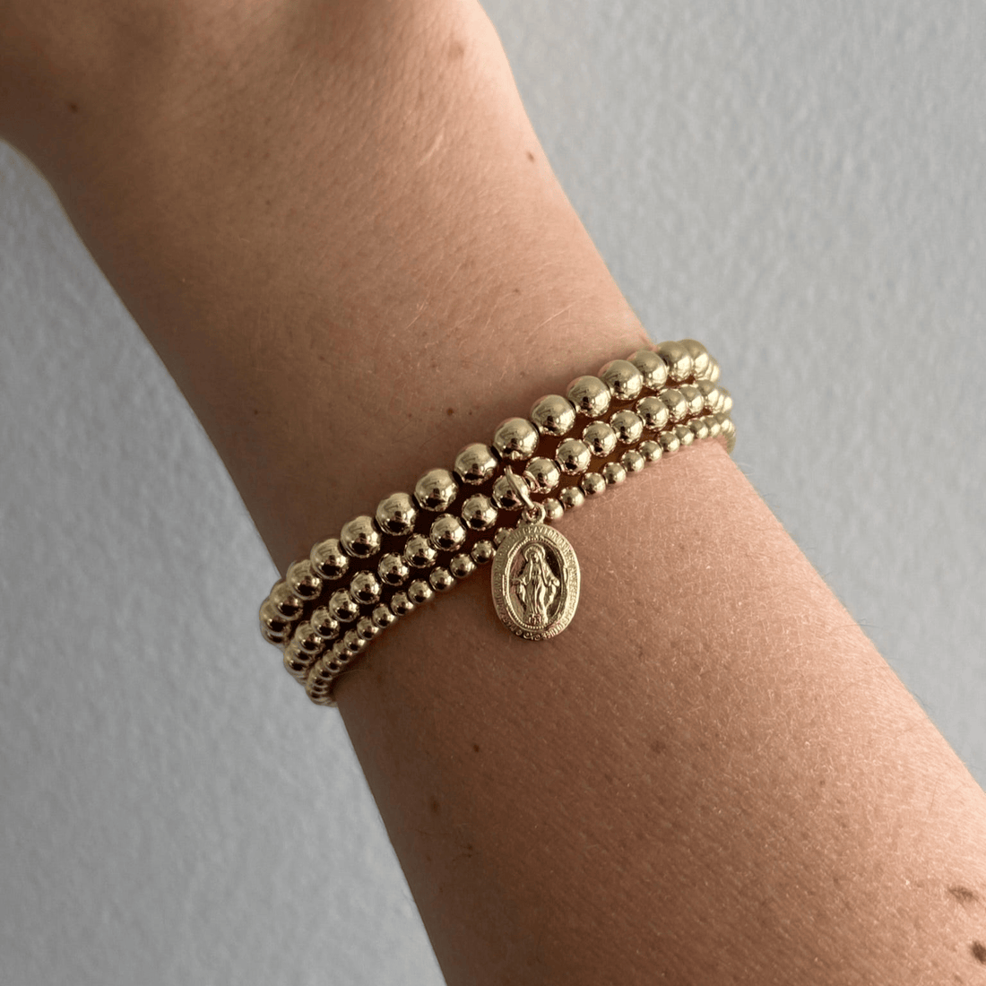 Cuffed by Nano LLC Blessed Mary Juno Bracelet Triple Stack