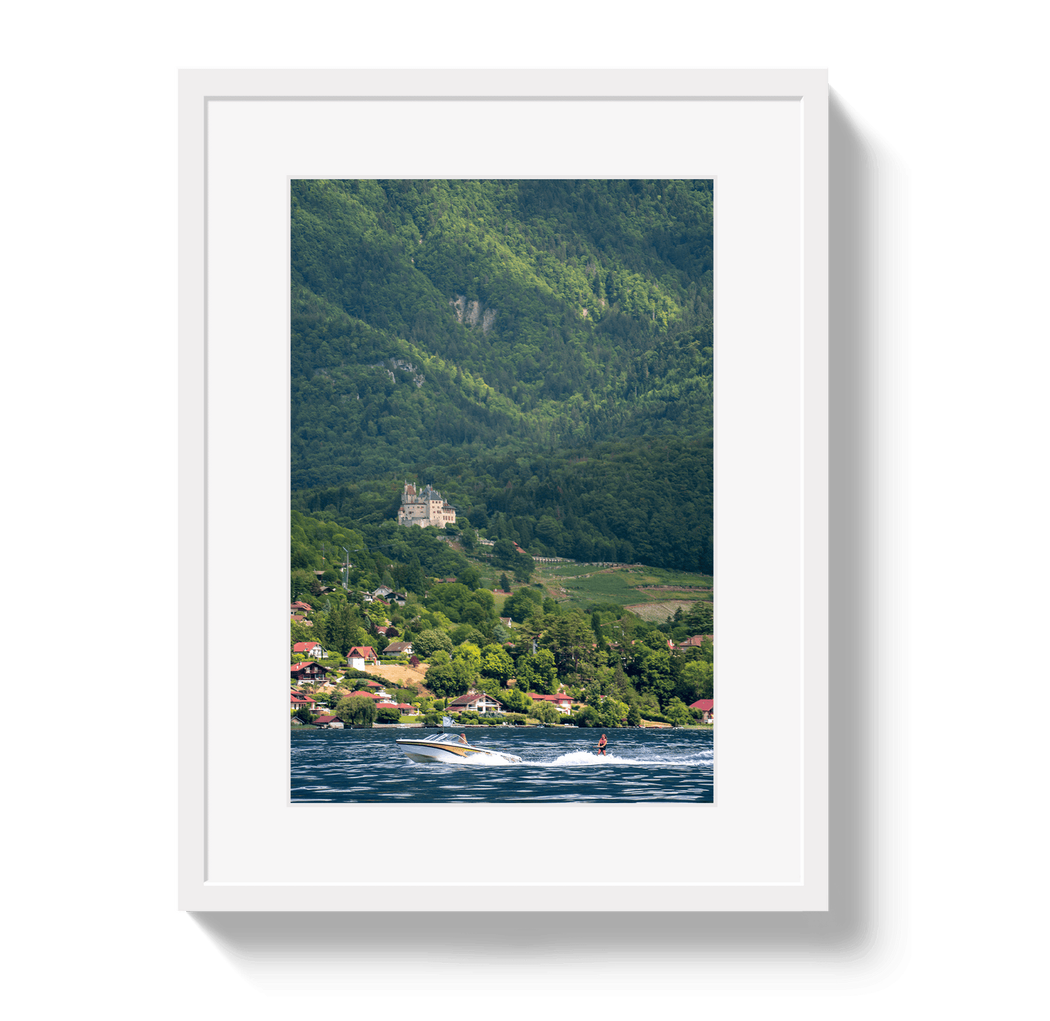 Johnny Vacay White / 11x14 / Matte Summer In the Alps