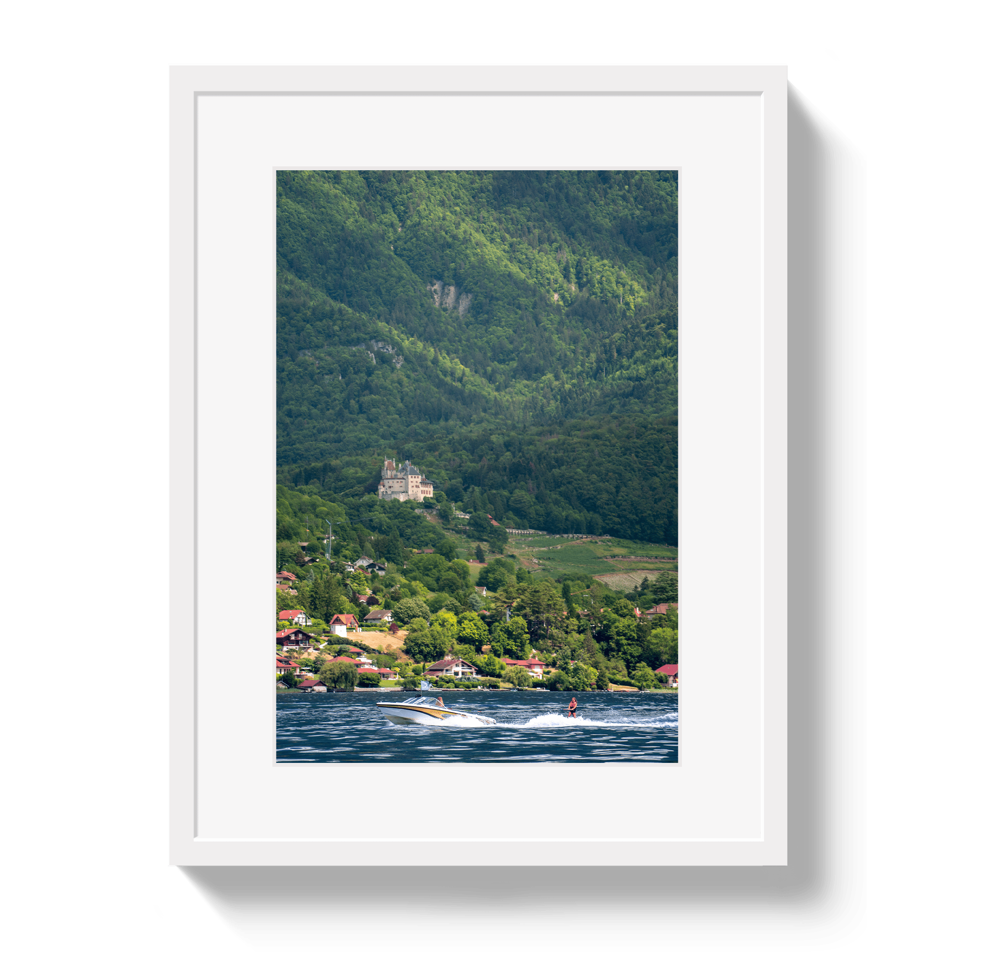 Johnny Vacay White / 11x14 / Matte Summer In the Alps