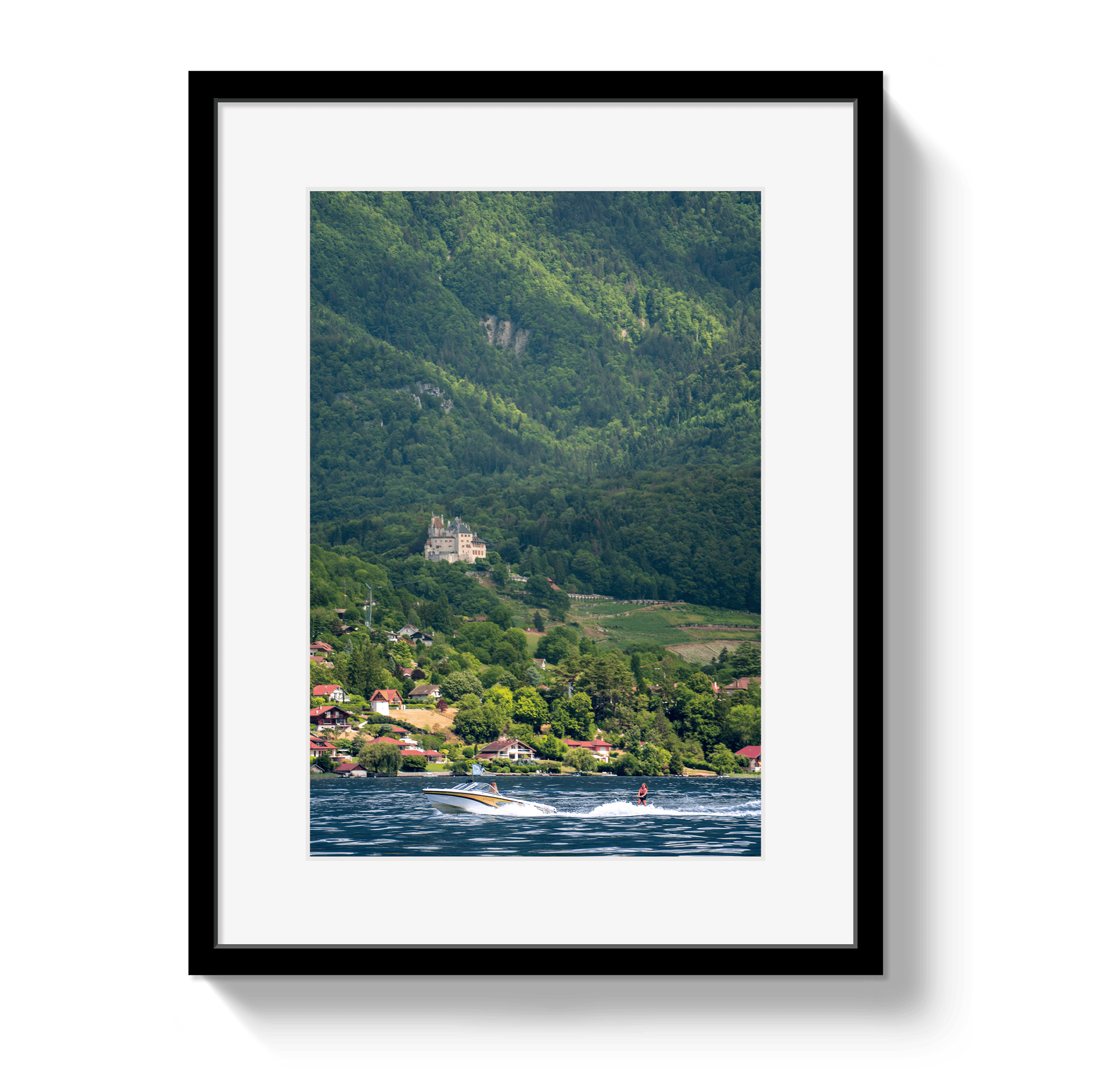 Johnny Vacay Black / 11x14 / Matte Summer In the Alps