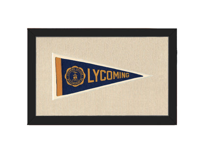 Americana Memories Vintage Pennants and Memorabilia Vintage Lycoming College Pennant