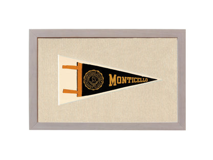 Vintage Monticello College Pennant