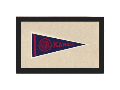 Americana Memories Vintage Pennants and Memorabilia Vintage University of Kansas Pennant