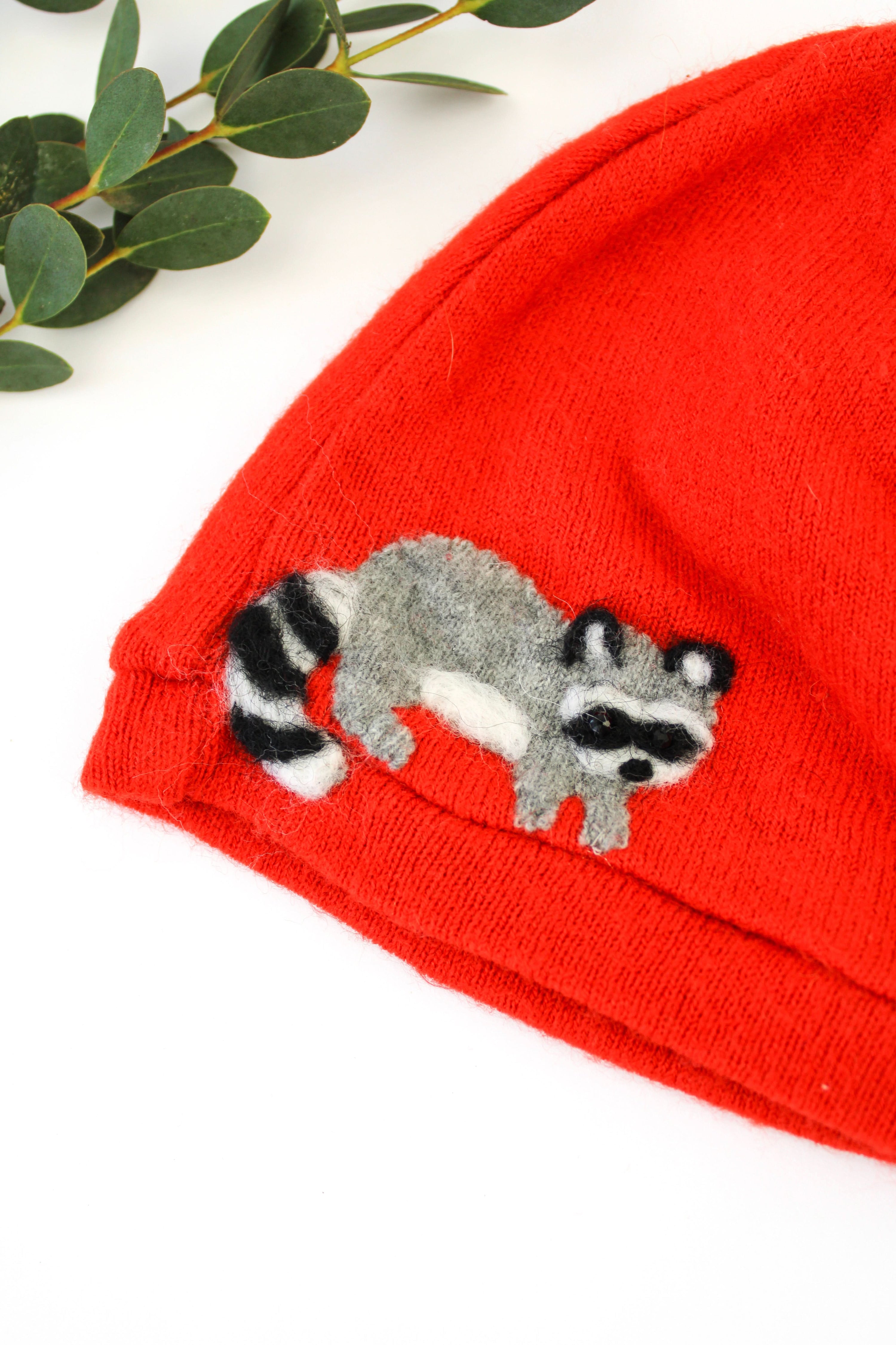 Ash &amp; Rose hat Raccoon Cashmere Hat - Baby