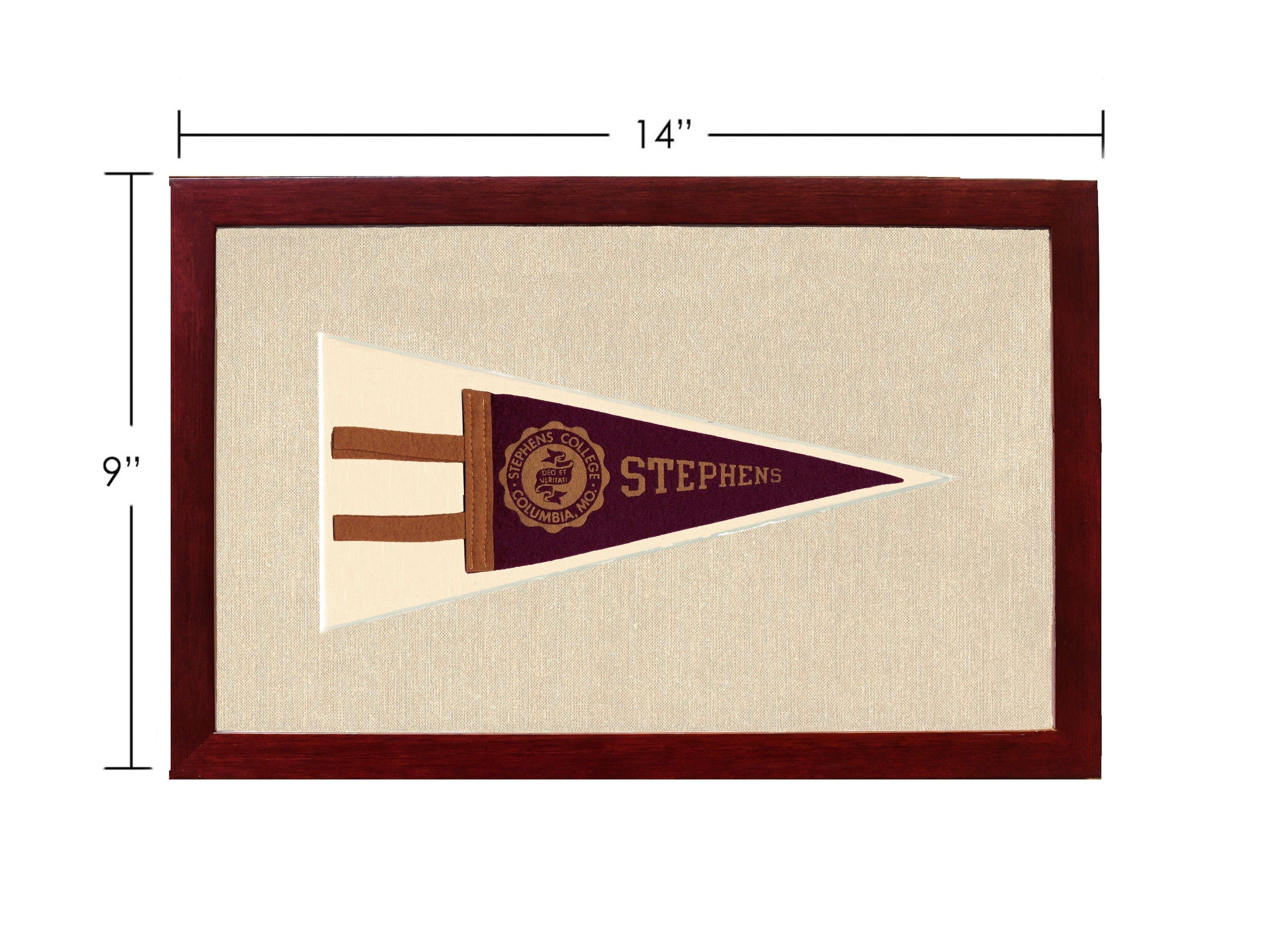Americana Memories Vintage Pennants and Memorabilia Vintage Stephen’s College Pennant