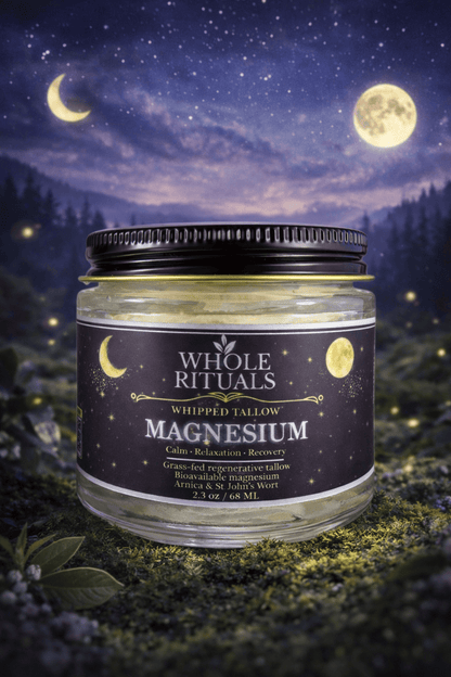 Whole Rituals Face Moisturizer Magnesium Tallow Balm Whipped Deep Relaxation