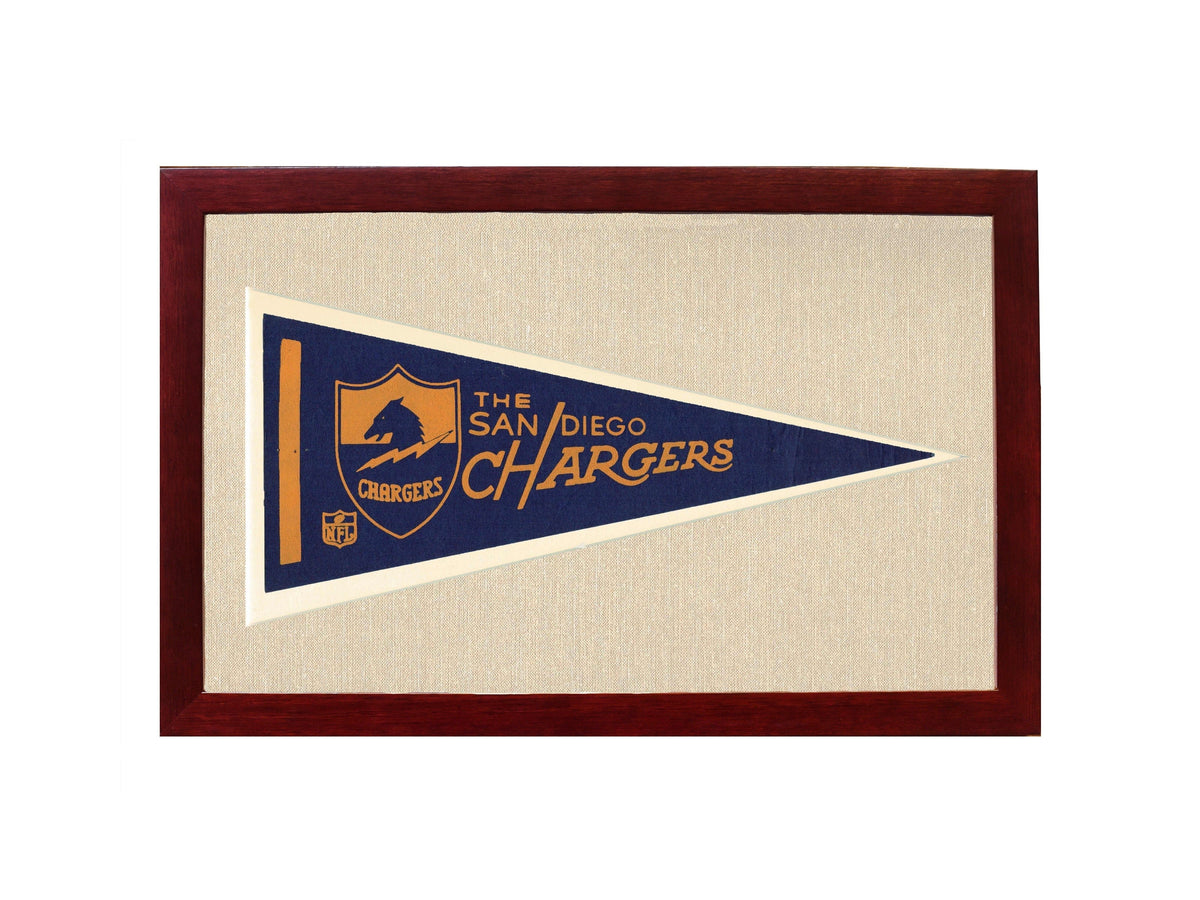 Americana Memories Vintage Pennants and Memorabilia Vintage San Diego Chargers Pennant