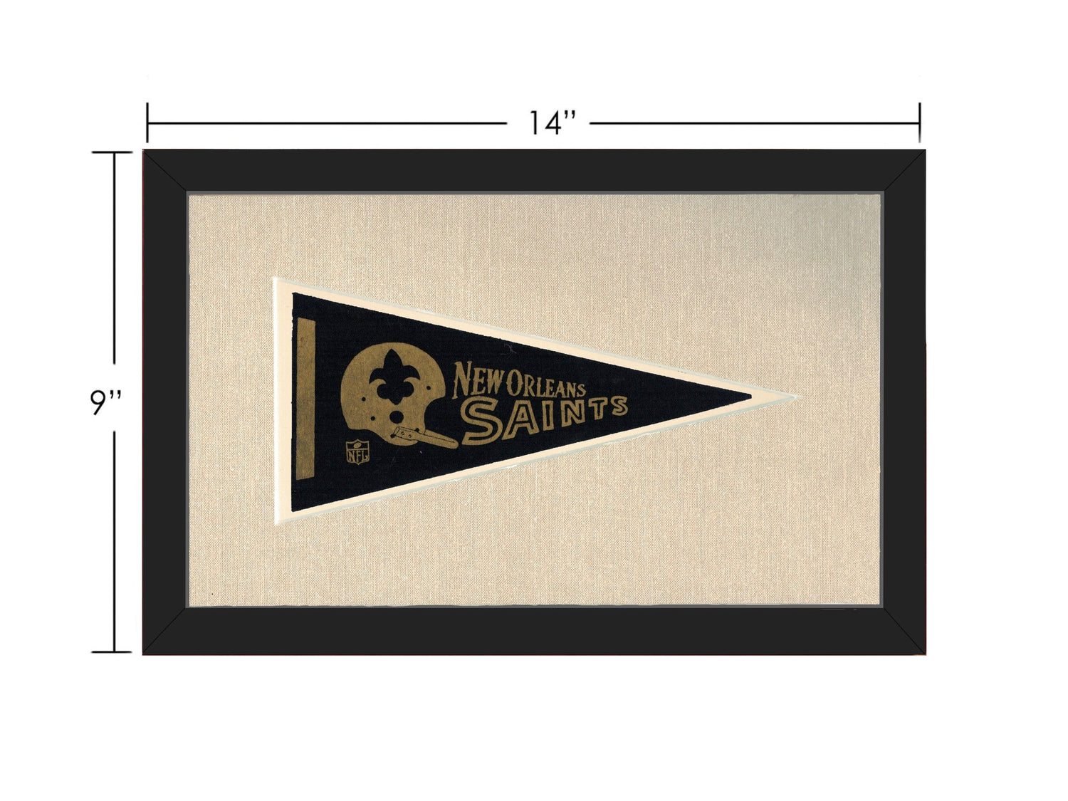 Vintage New Orleans Saints Pennant