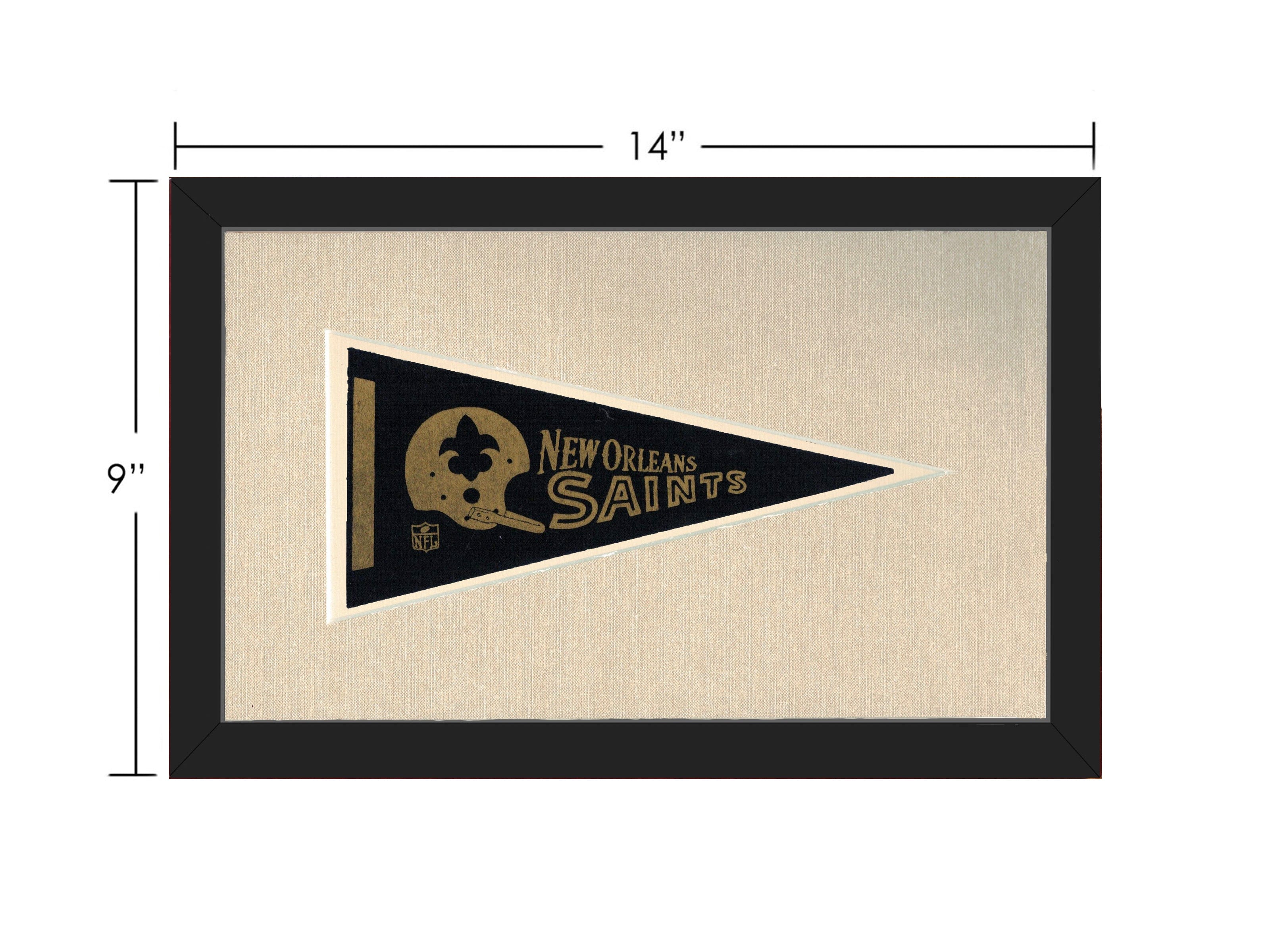 Vintage New Orleans Saints Pennant
