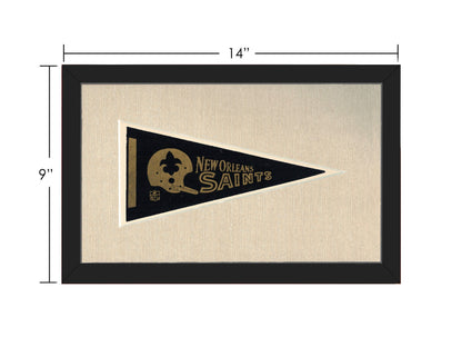 Vintage New Orleans Saints Pennant