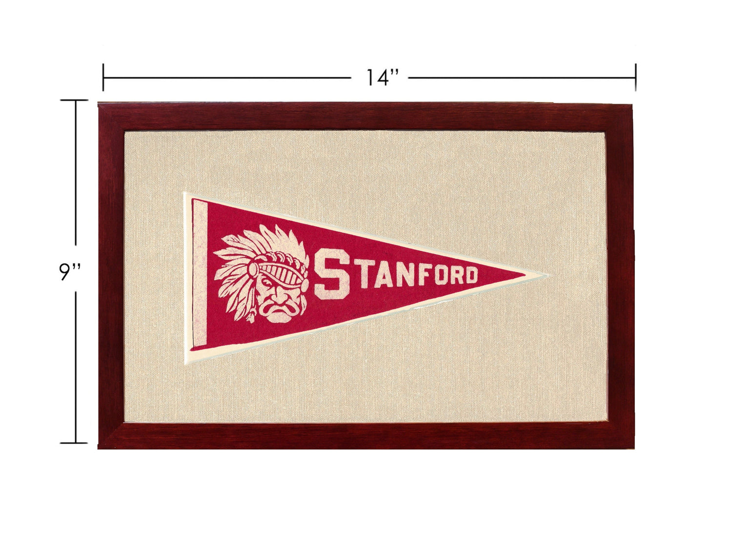 Americana Memories Vintage Pennants and Memorabilia Vintage Stanford University Pennant