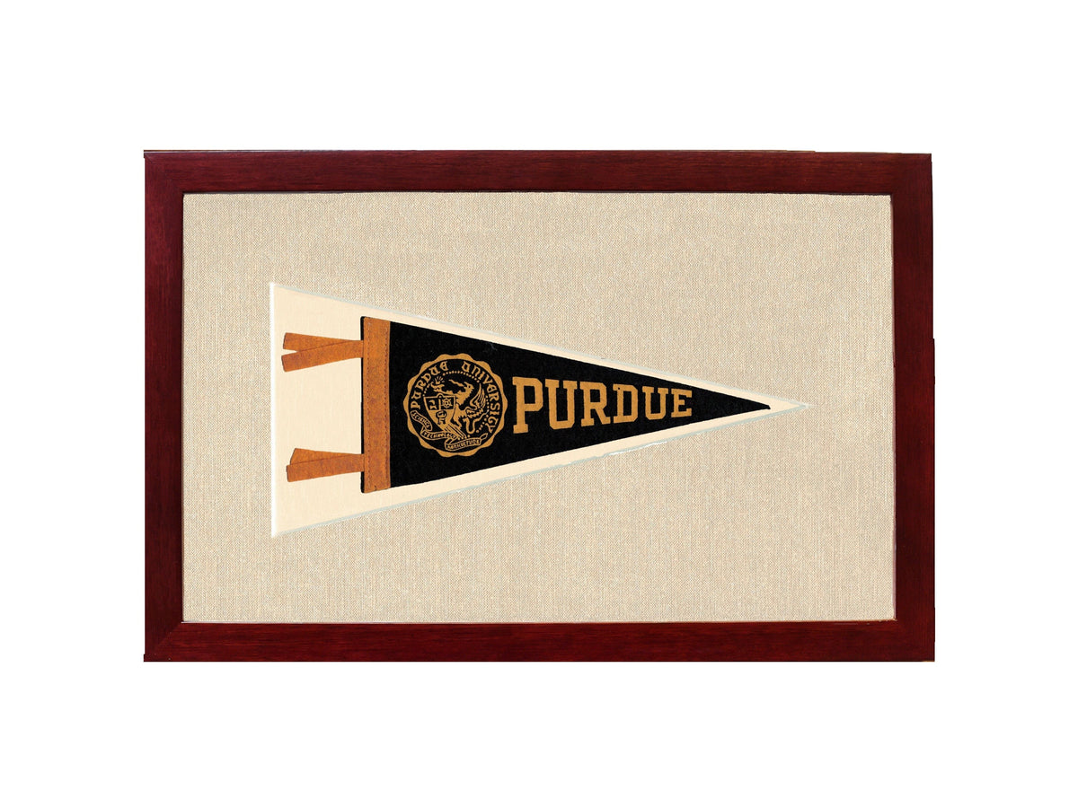 Americana Memories Vintage Pennants and Memorabilia Vintage Purdue Pennant