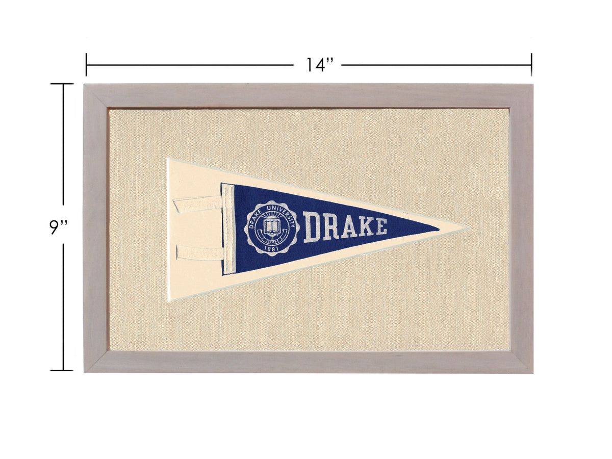 Americana Memories Vintage Pennants and Memorabilia Vintage Drake University Pennant