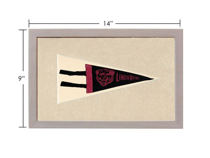 Vintage Lenoir Rhyme Pennant