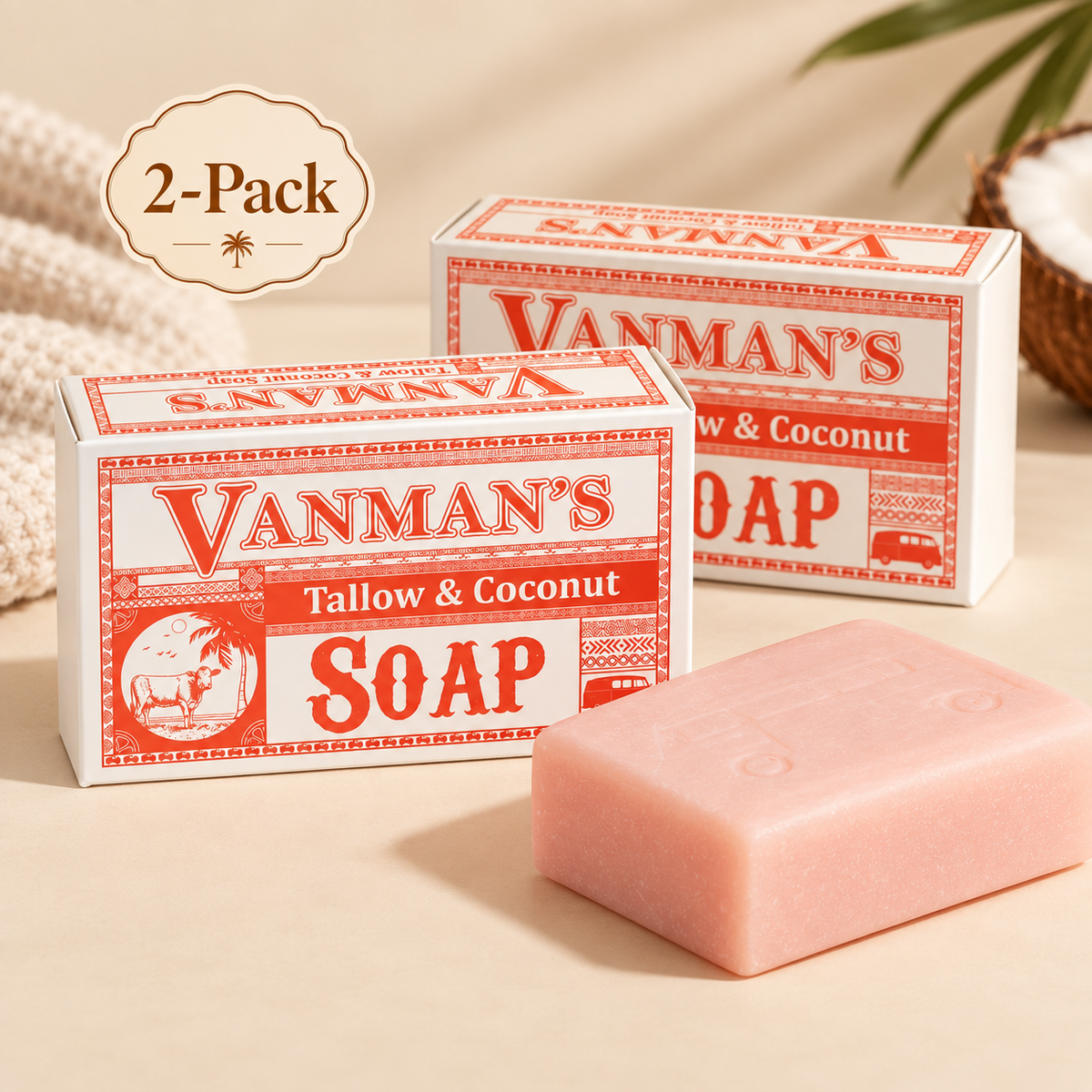 Tallow &amp; Coconut Soap | 3.8 oz