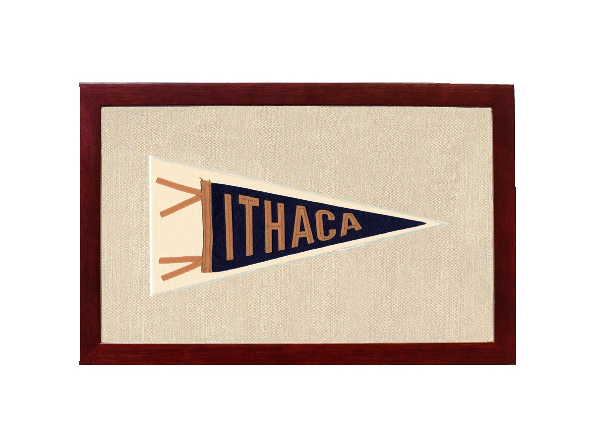 Americana Memories Vintage Pennants and Memorabilia Handmade Ithaca Pennant