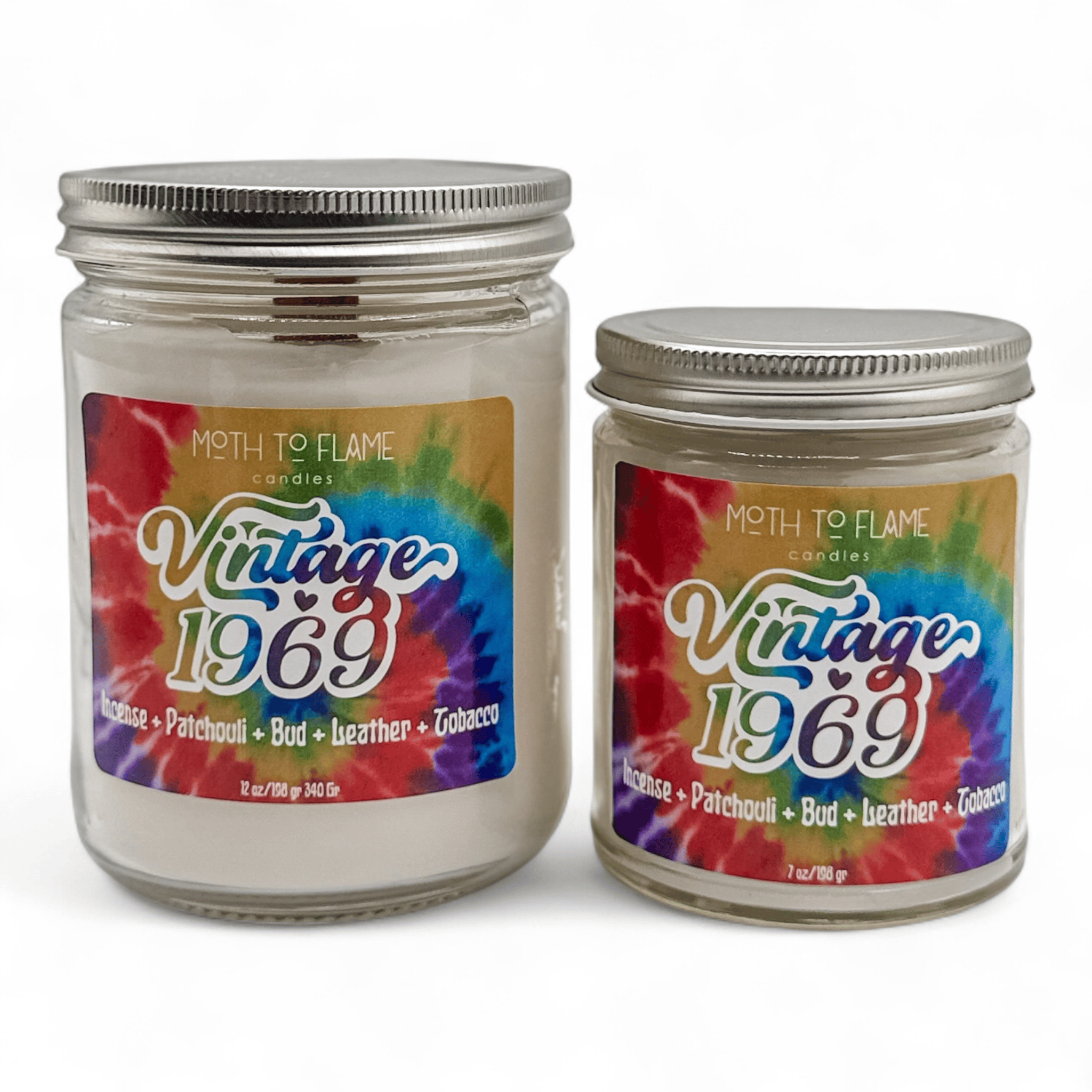 Moth to Flame Candles Candles Vintage 1969 – 7 oz / 12 oz Candle