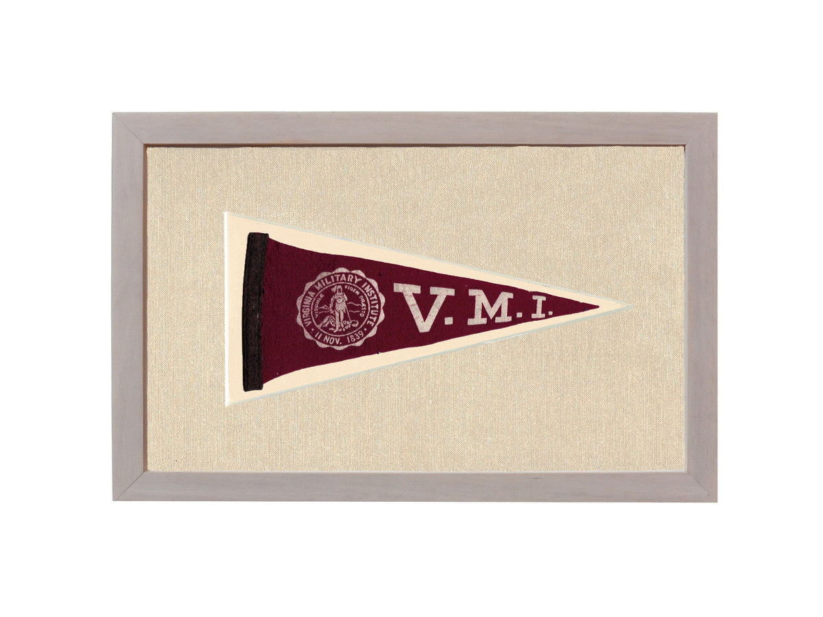 Americana Memories Vintage Pennants and Memorabilia Vintage Virginia Military Institute Pennant