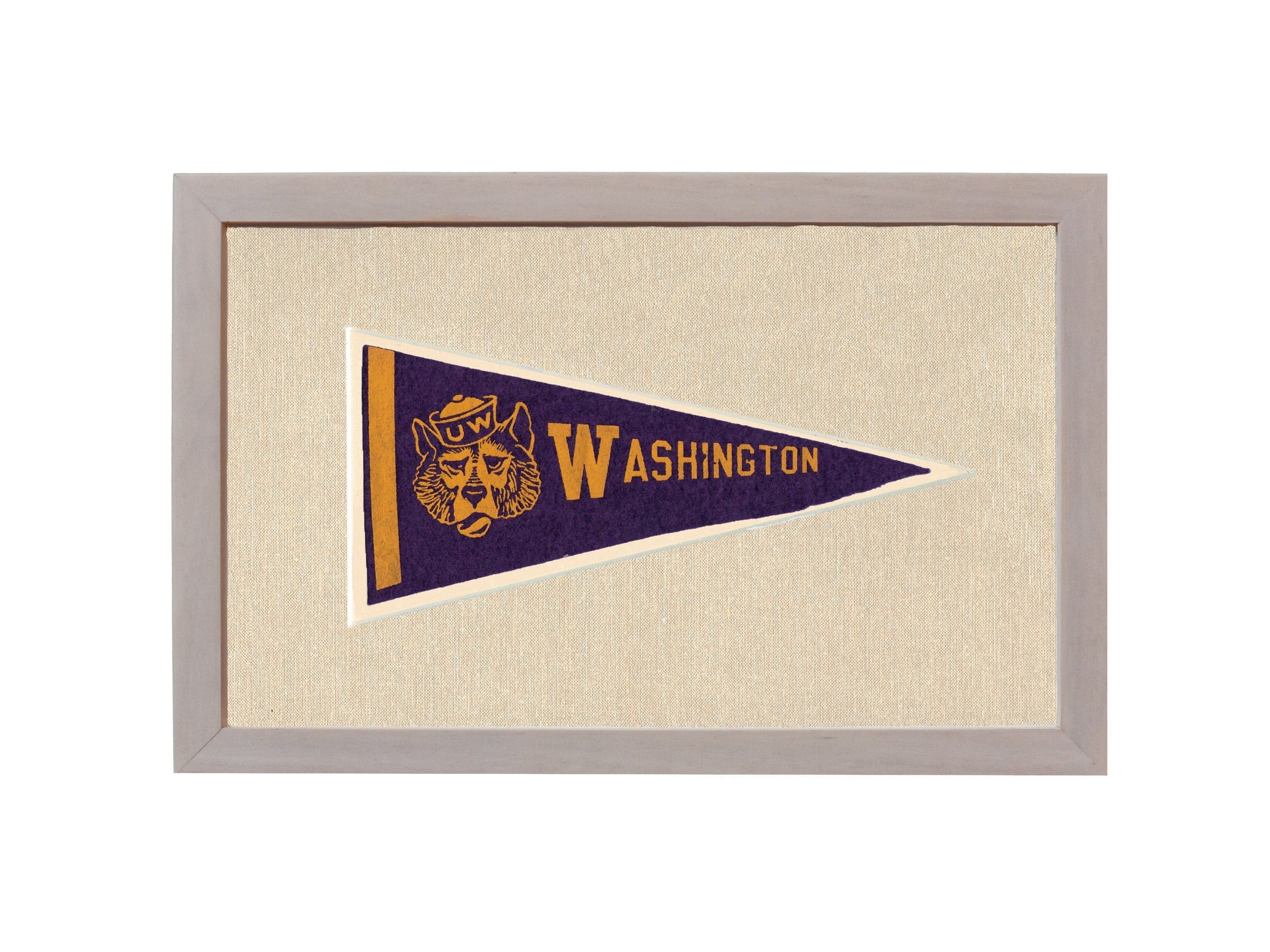 Americana Memories Vintage Pennants and Memorabilia Vintage University of Washington Pennant