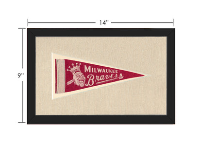 Vintage Milwaukee Braves Pennant