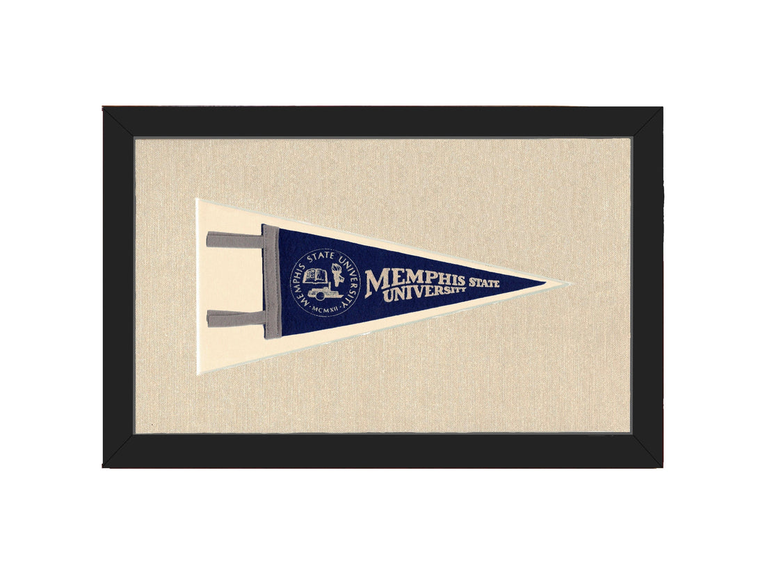 Americana Memories Vintage Pennants and Memorabilia Vintage Memphis State University Pennant